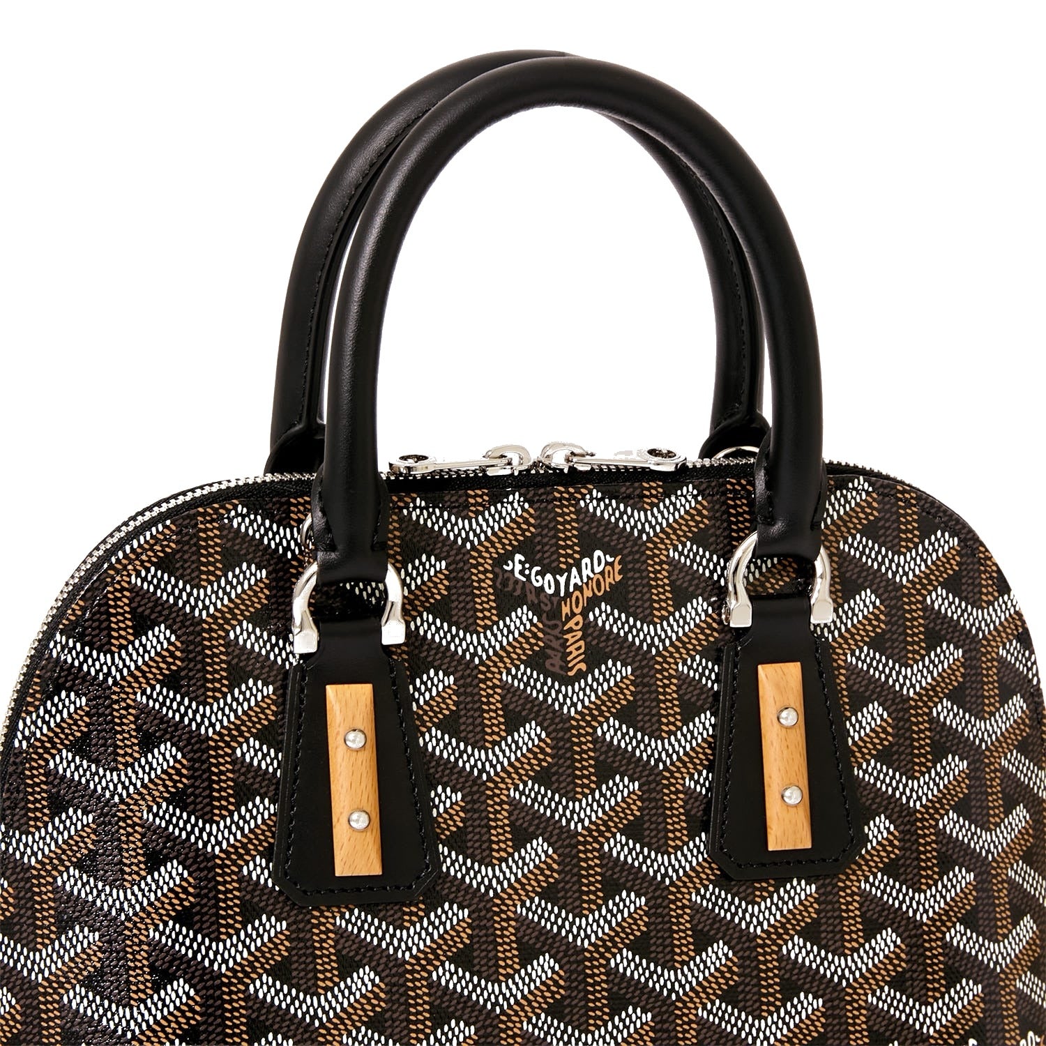 Mini Structured Top-Handle Bag - Black - 3