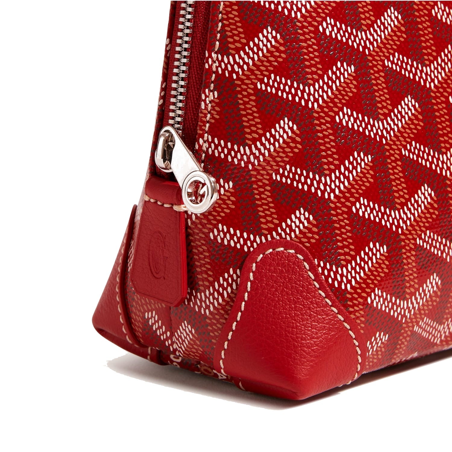 Canvas Cosmetic Pouch - Red - 11