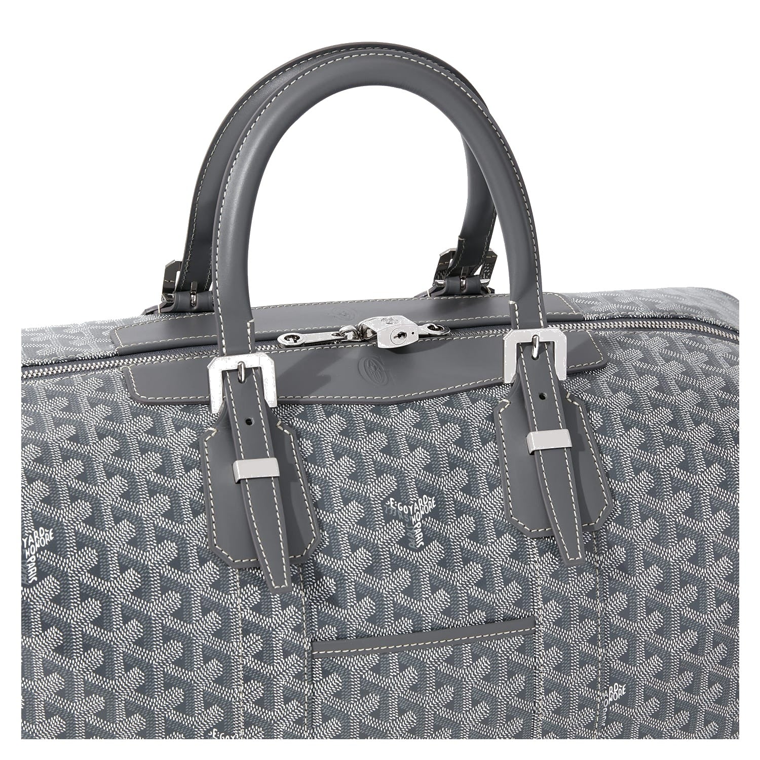 Canvas Bowling Travel Bag - 45cm - Grey - 48