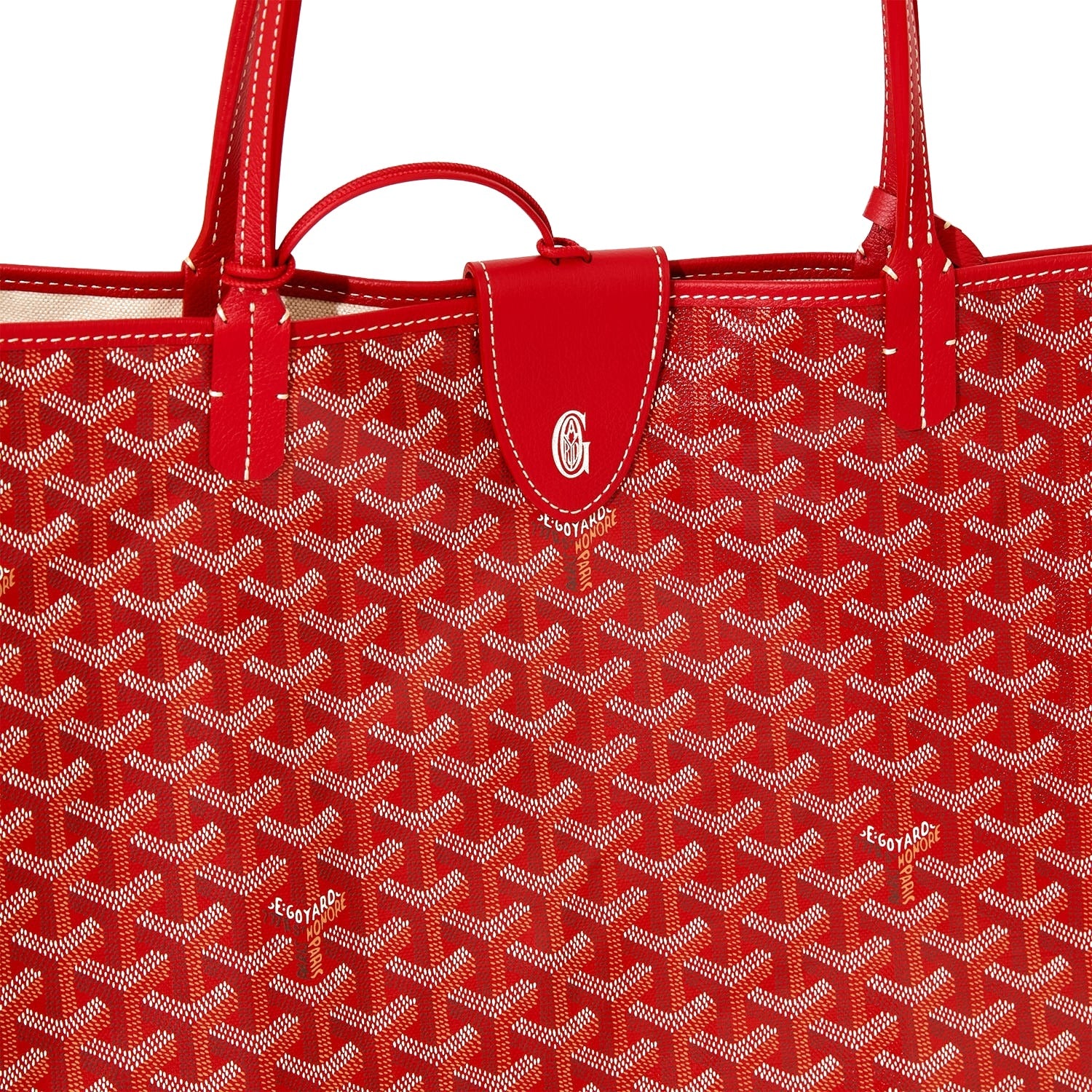 Lightweight Canvas Tote Bag - Large - Red - 16