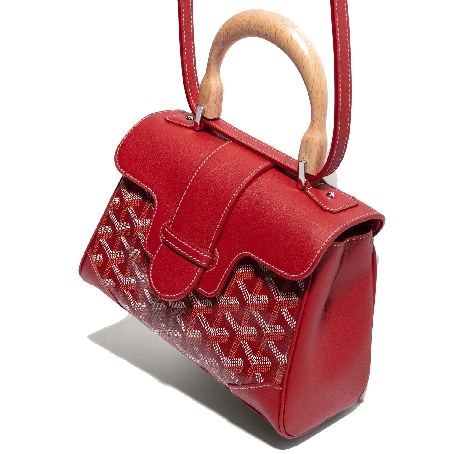 Soft Leather Mini Crossbody Bag - Red - 14