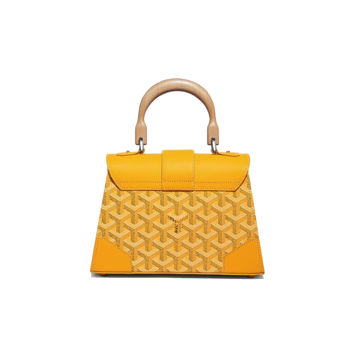 Structured Mini Top-Handle Bag - Yellow - 23