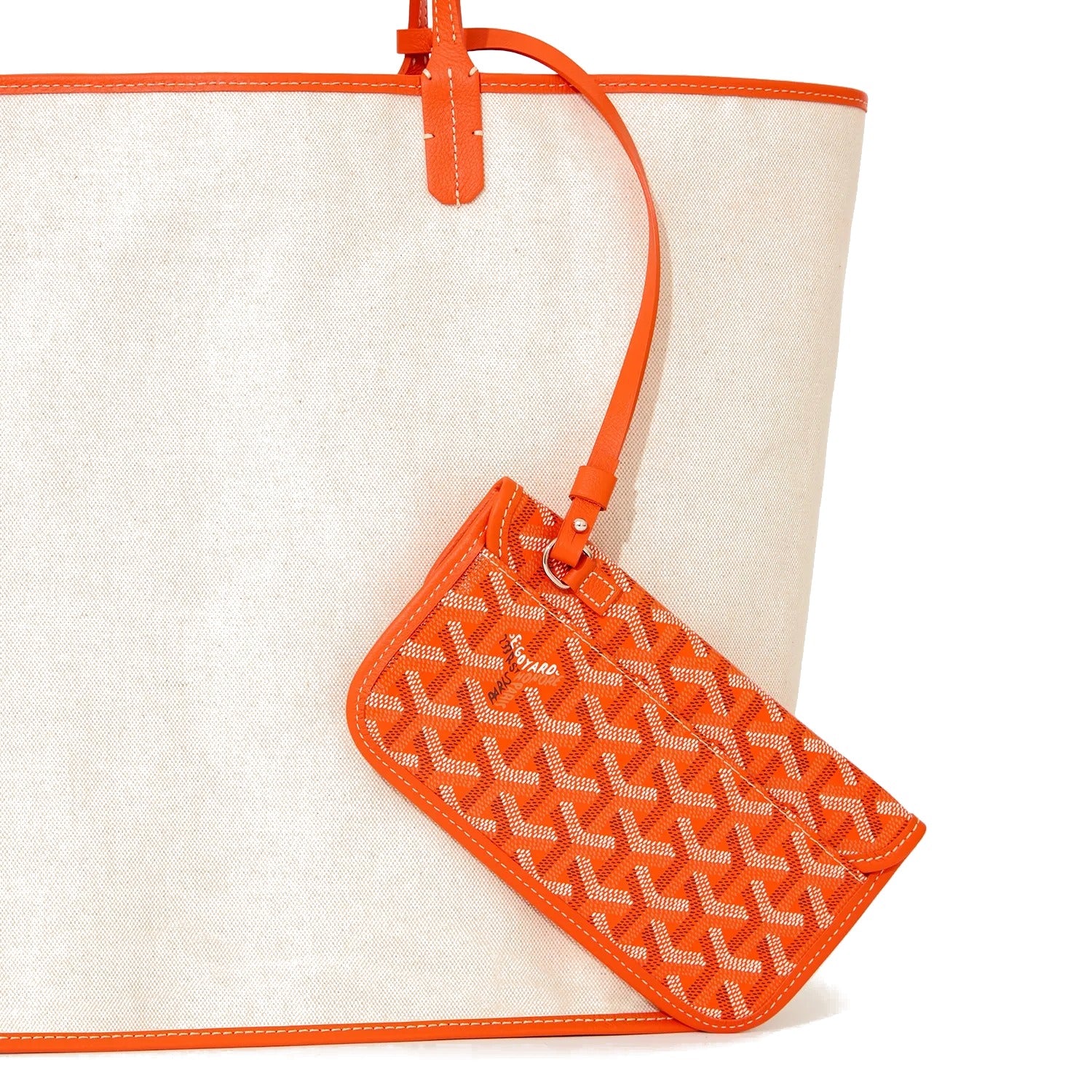 Lightweight Canvas Tote Bag - Large - Orange - 24