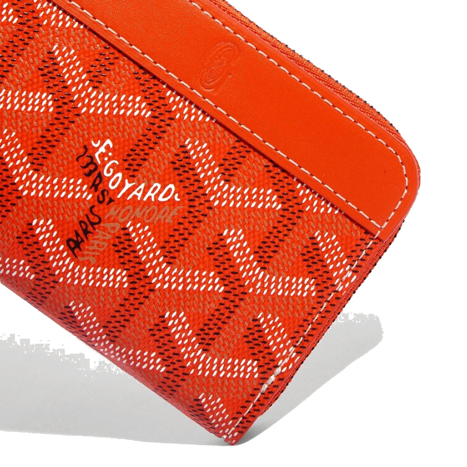 Compact Snap Coin Purse - Orange - 12