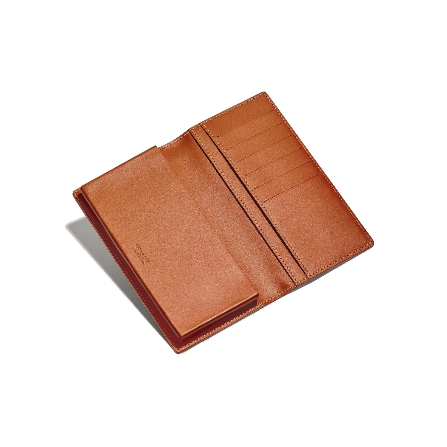 Long Snap Wallet with Card Slots - Black & Tan - 5