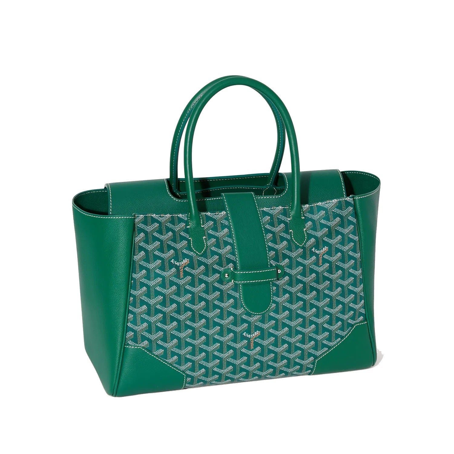 Structured Convertible Tote Bag - Green - 42