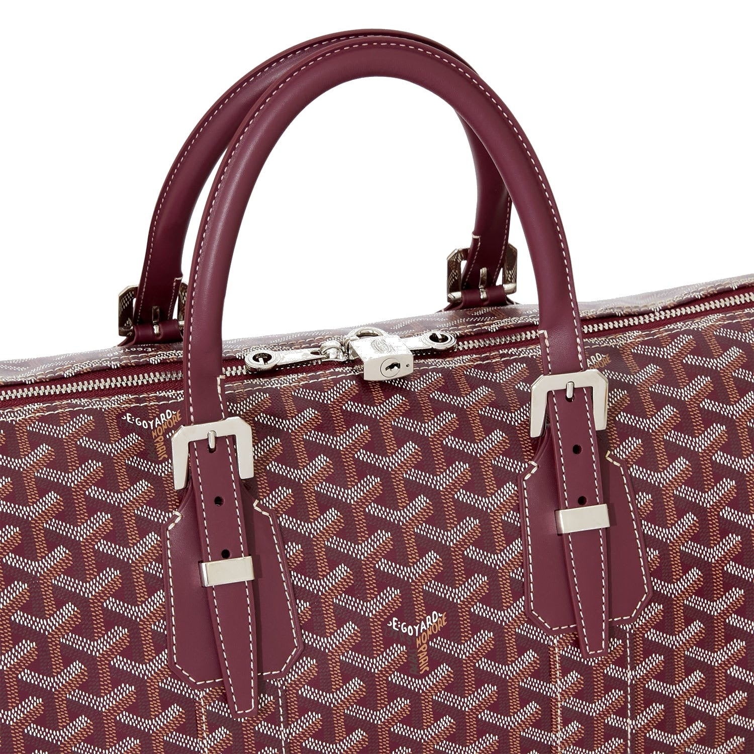 Canvas Travel Duffel - 45cm - Burgundy - 35