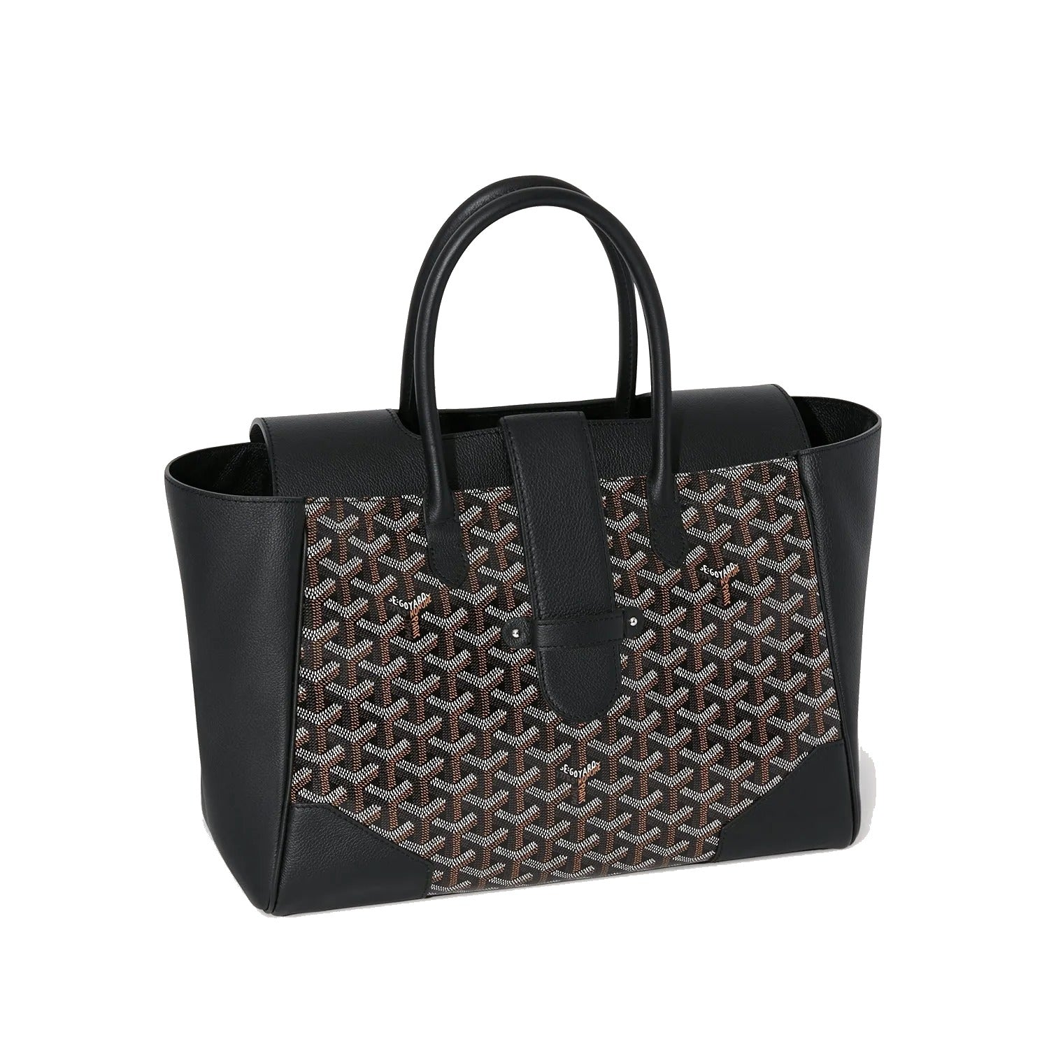 Structured Convertible Tote Bag - Black - 7