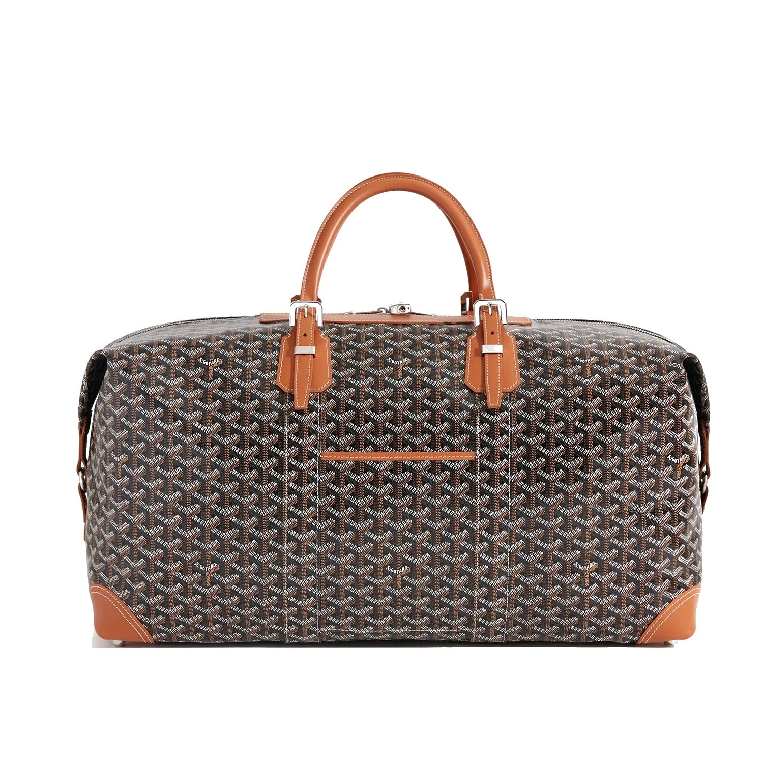 Canvas Bowling Travel Bag - 55cm - Black & Tan - 7