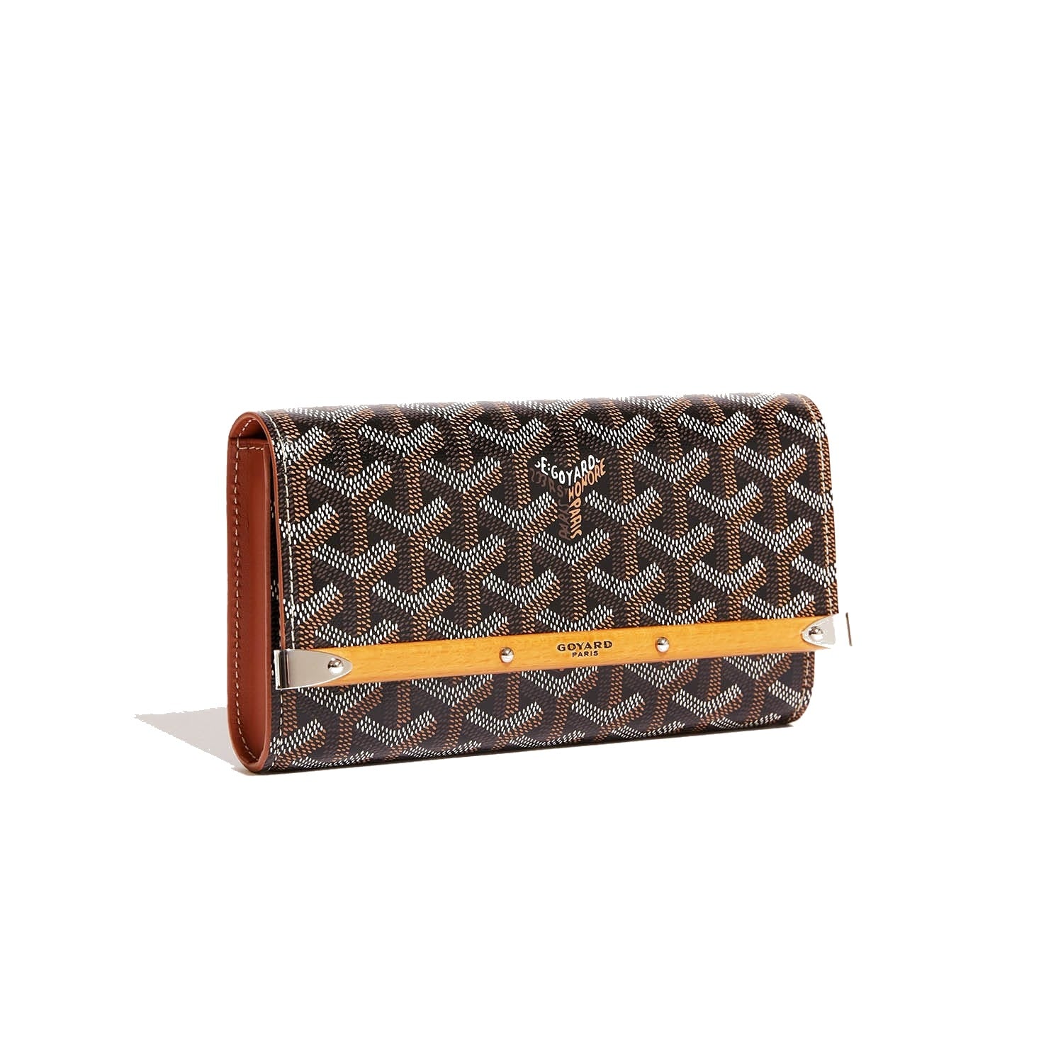 Mini Evening Clutch Case - Black & Tan