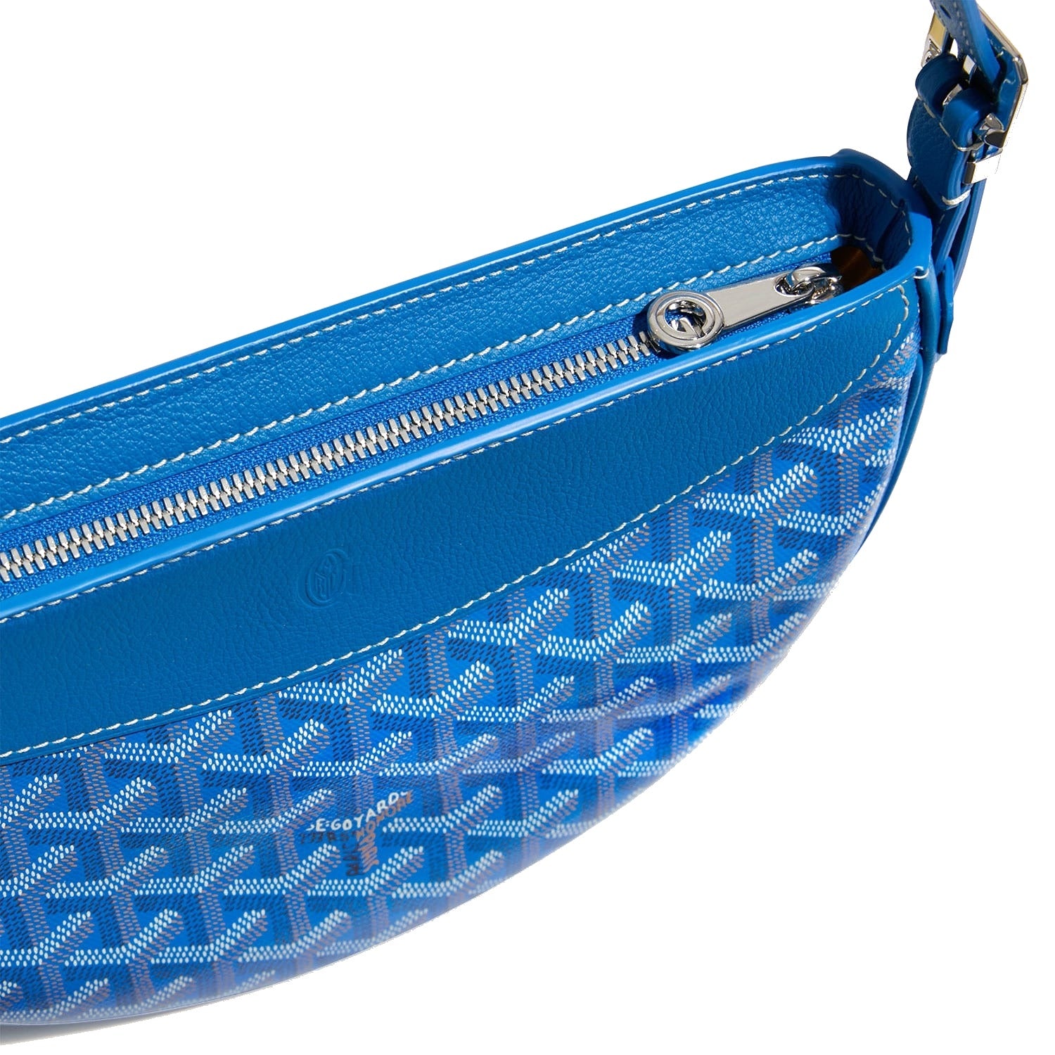 Crescent Shoulder Bag - Sky Blue - 28