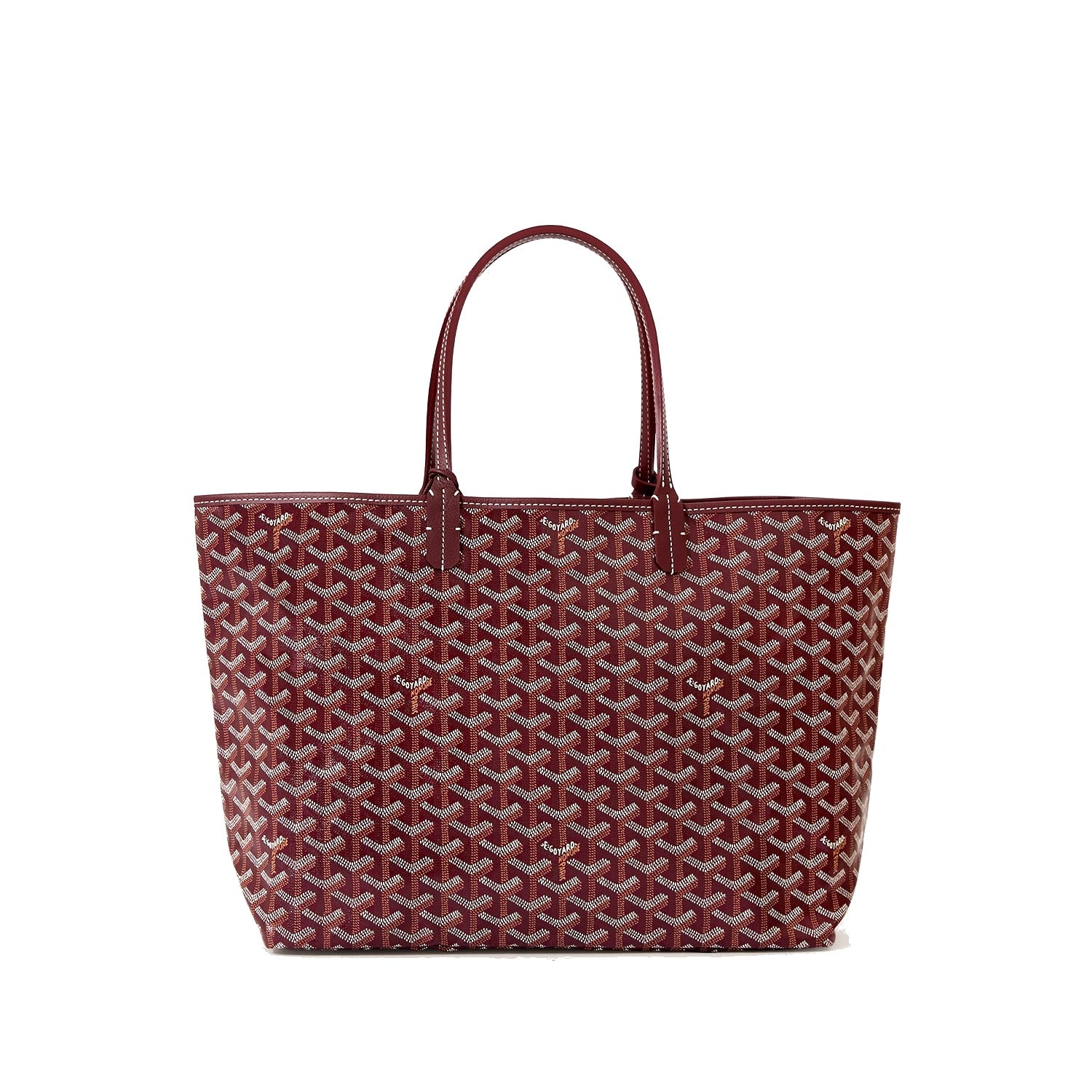 Lightweight Canvas Tote Bag - Small - Burgundy - 50