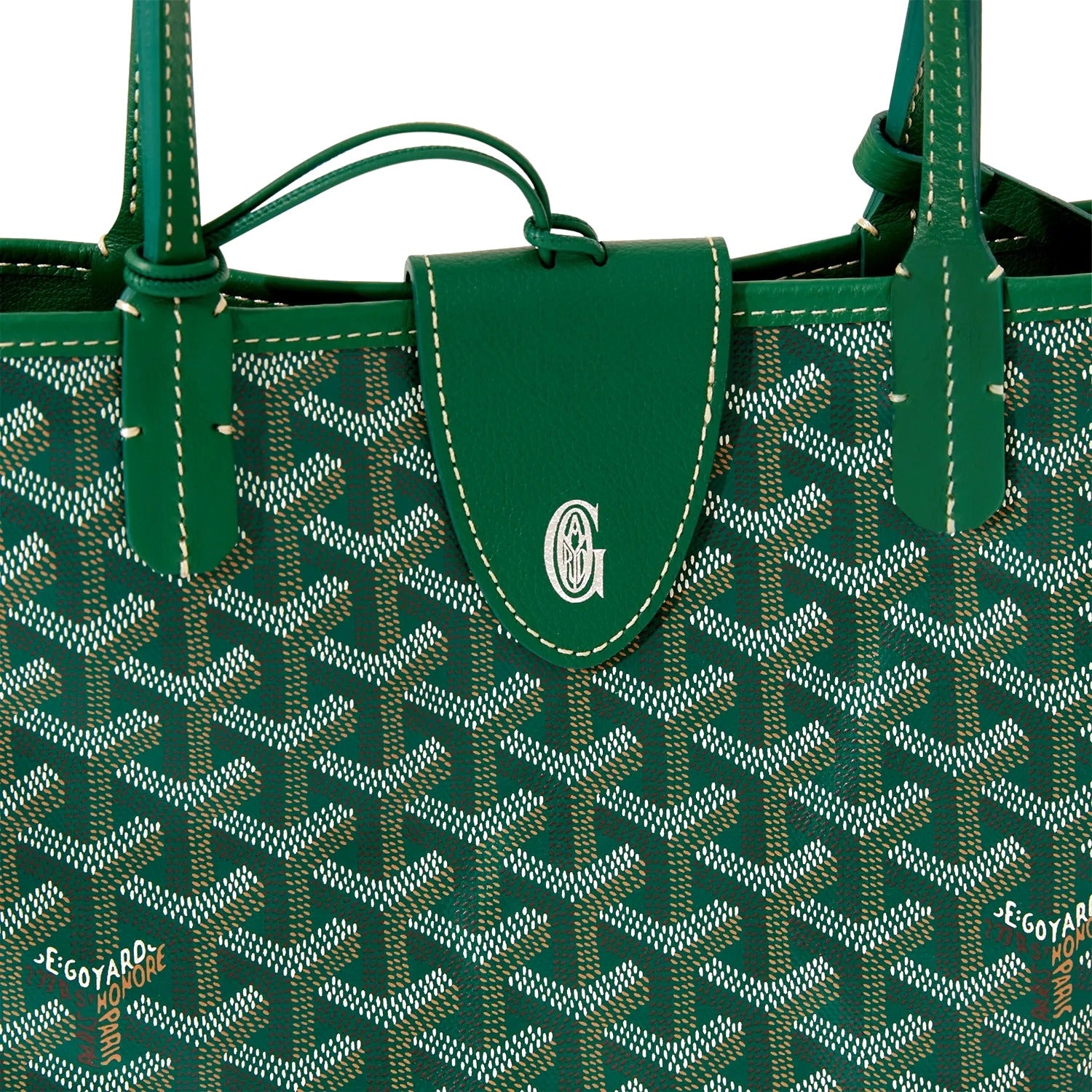 Reversible Leather Mini Tote - Green - 29