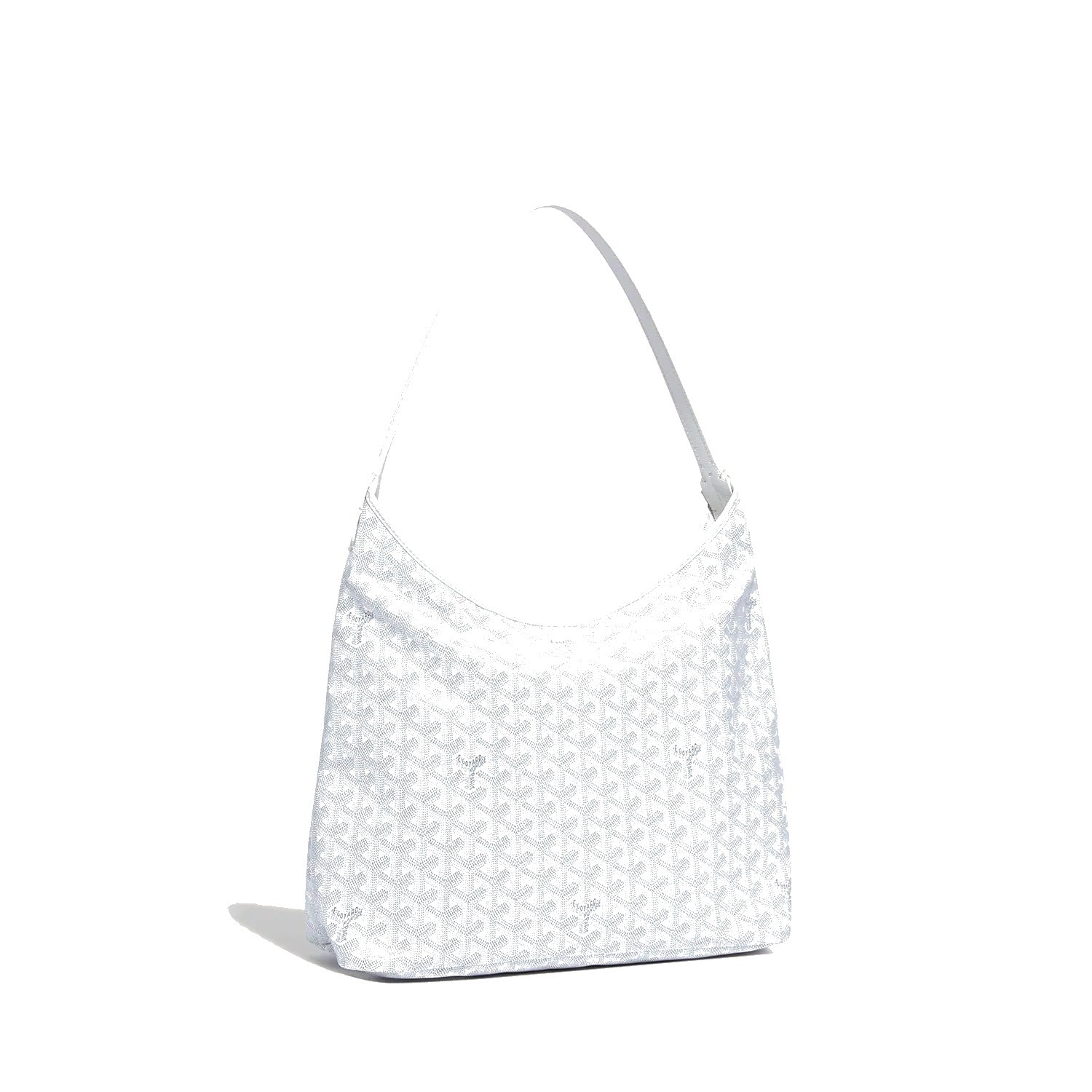 Slouchy Hobo Shoulder Bag - White