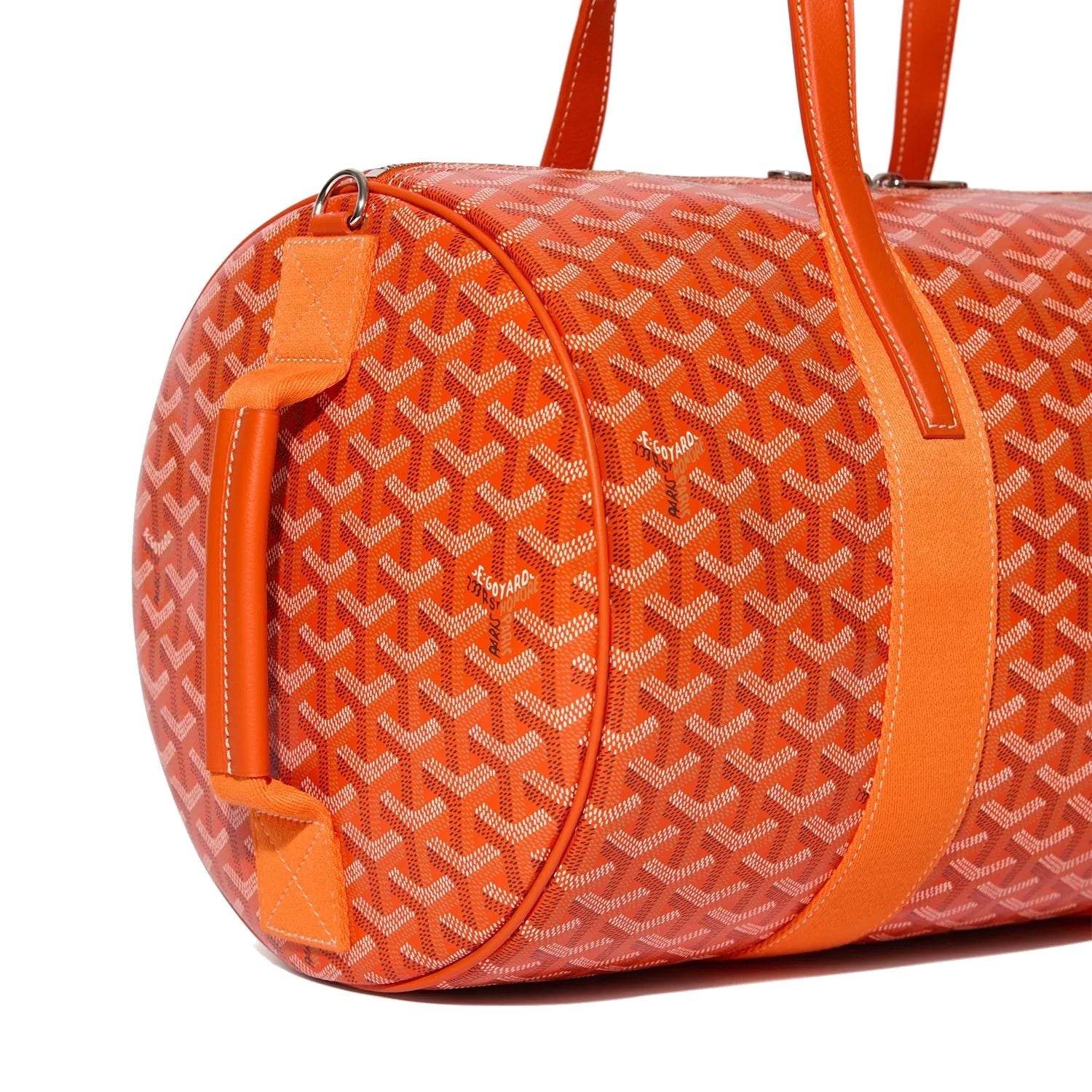 Canvas Sports Duffel Bag - Orange - 16