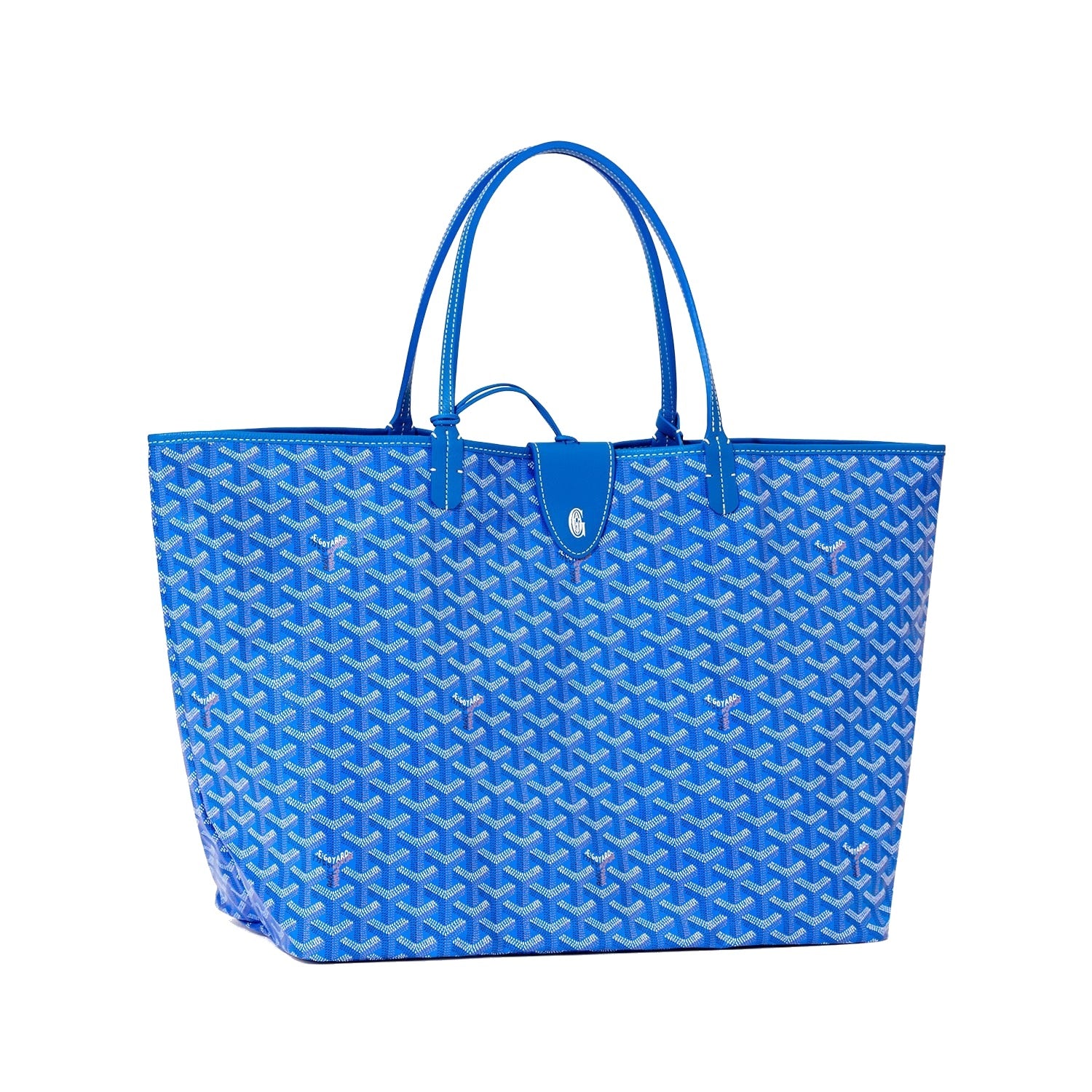 Lightweight Canvas Tote Bag - Large - Sky Blue