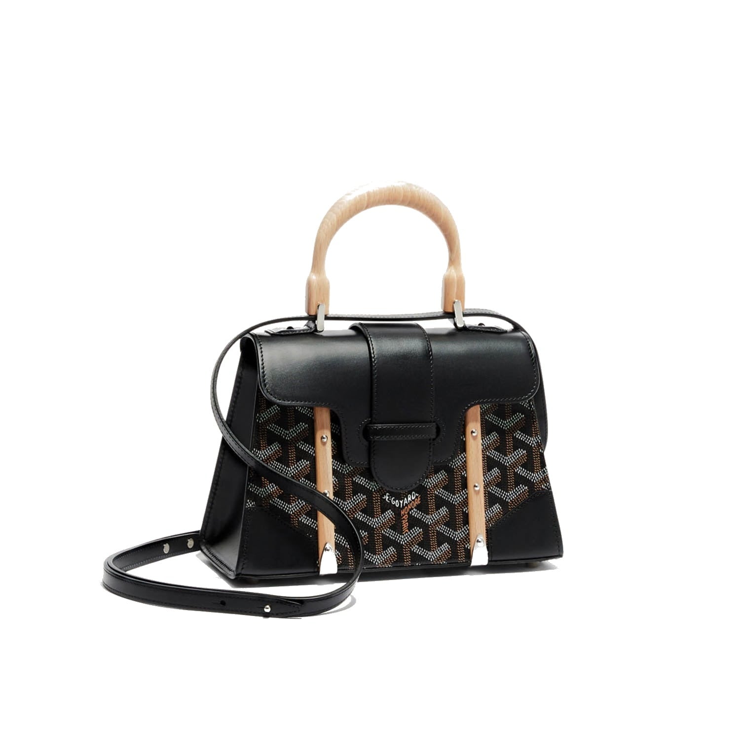 Structured Mini Top-Handle Bag - Black