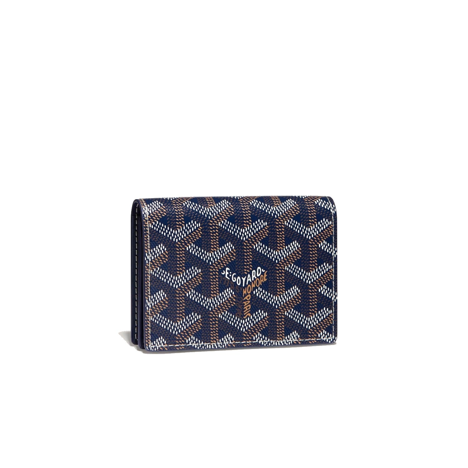 Zip-Around Card Wallet - Navy Blue