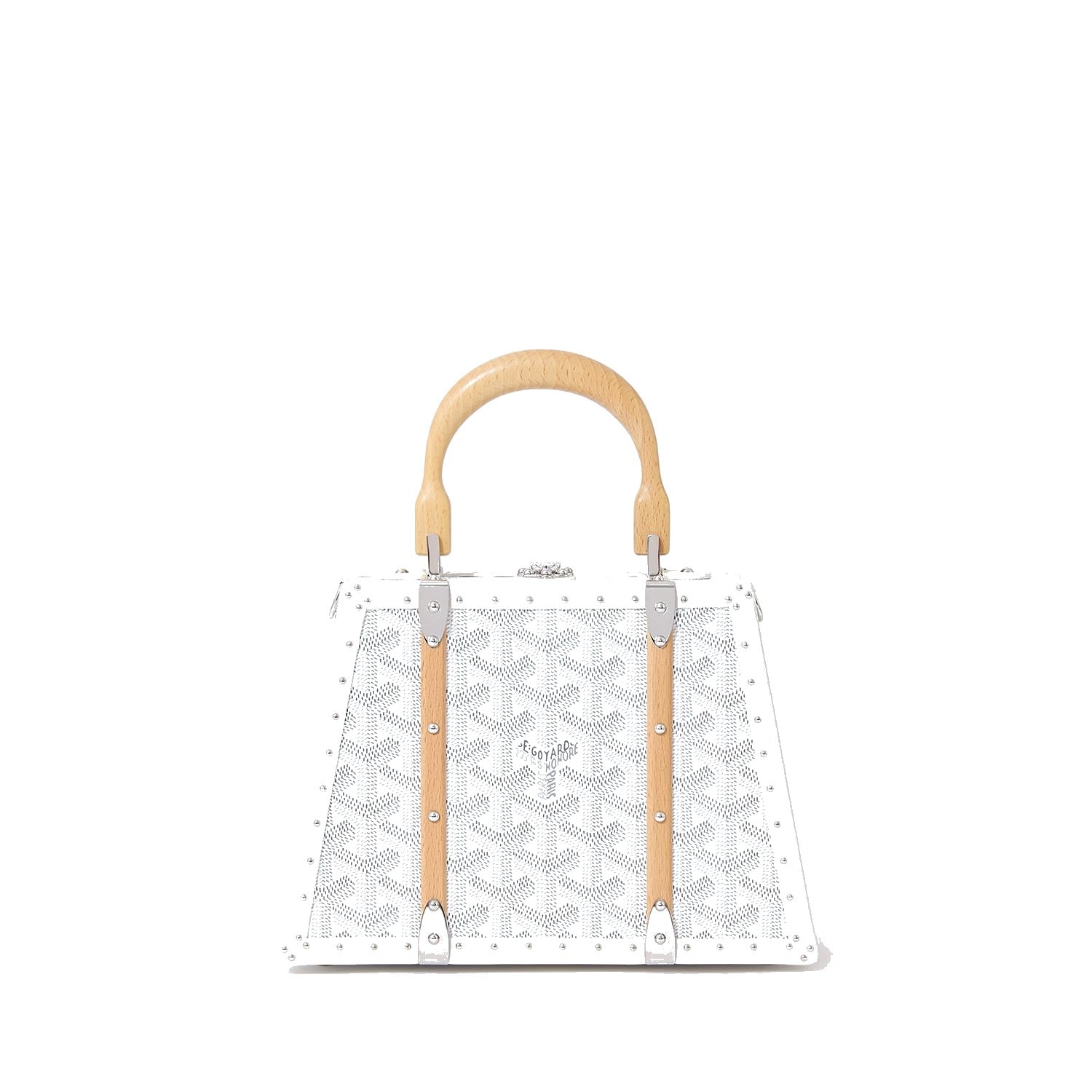Mini Structured Trunk Crossbody - White - 27