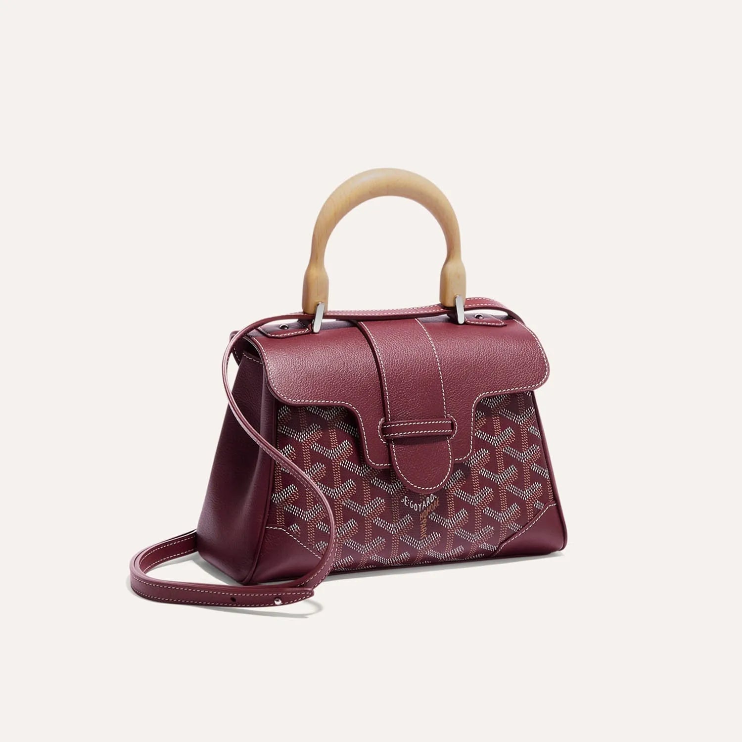Saïgon Soft Mini Handbag - Burgundy