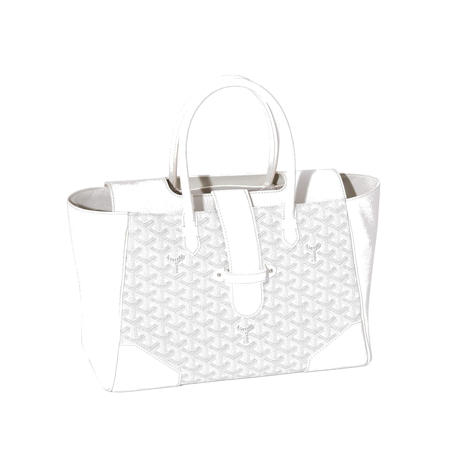 Structured Convertible Tote Bag - White - 70