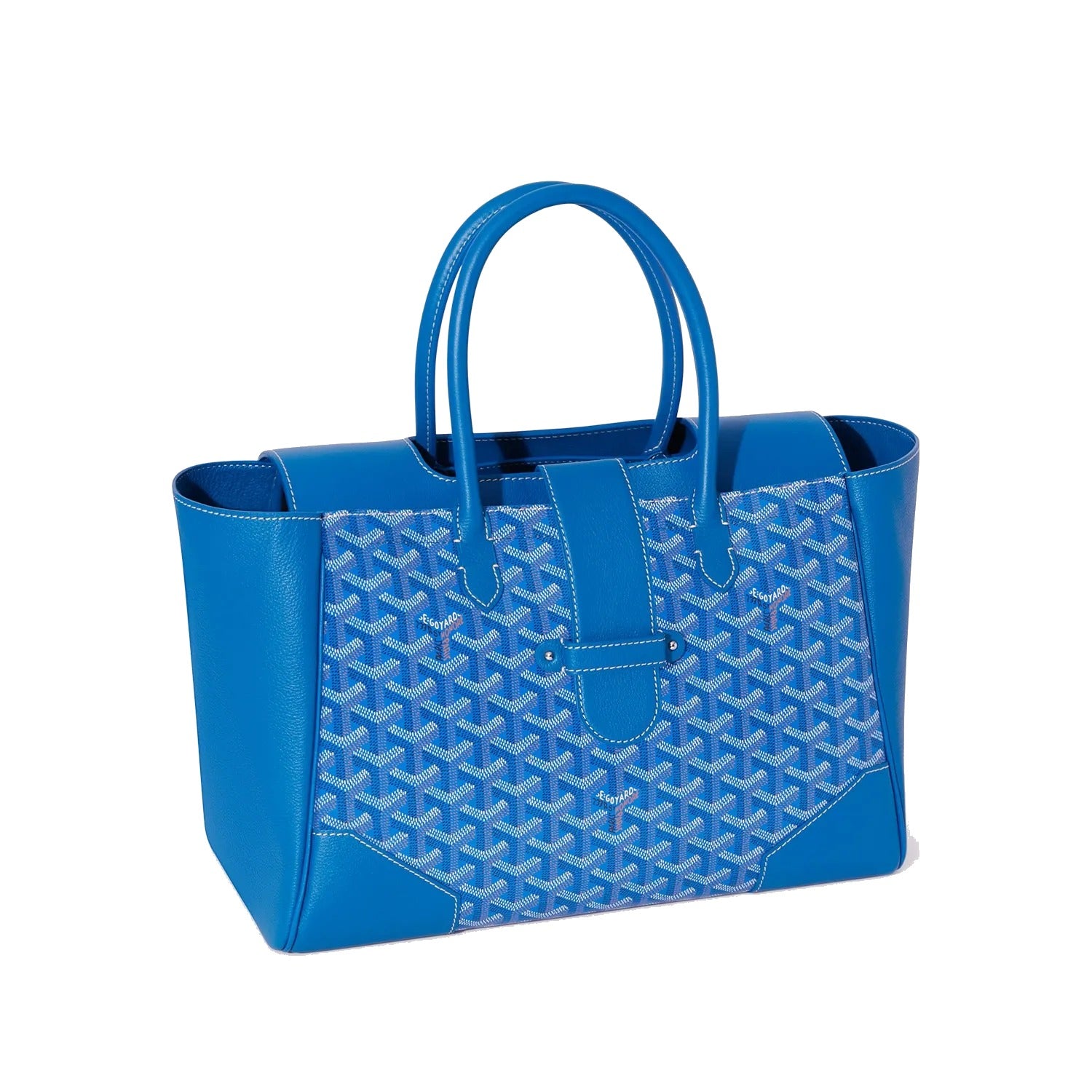 Structured Convertible Tote Bag - Sky Blue - 48
