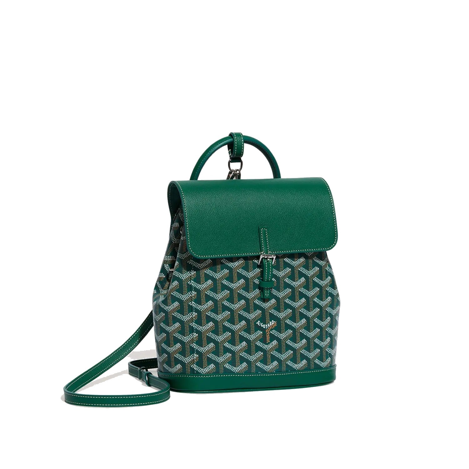 Mini Canvas Backpack - Green