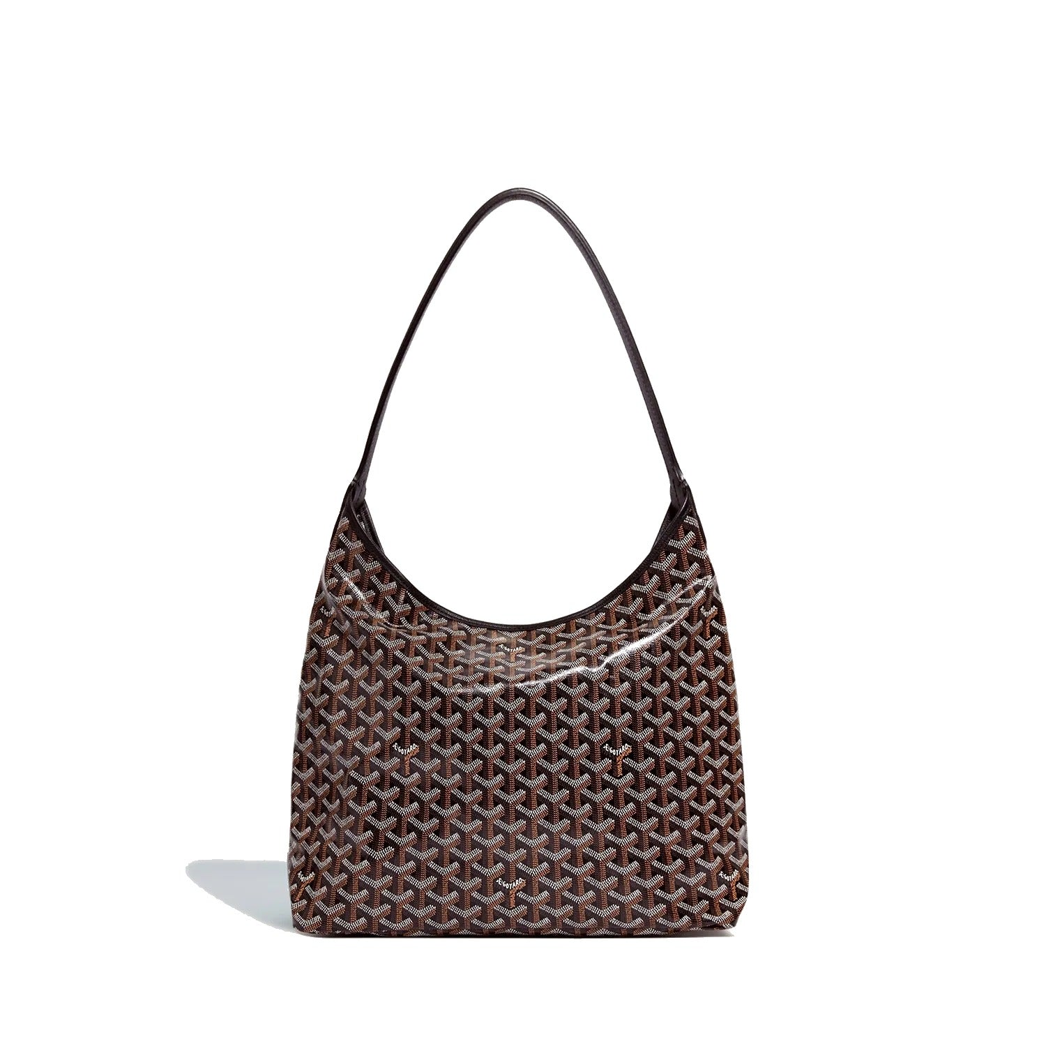 Slouchy Hobo Shoulder Bag - Black - 2