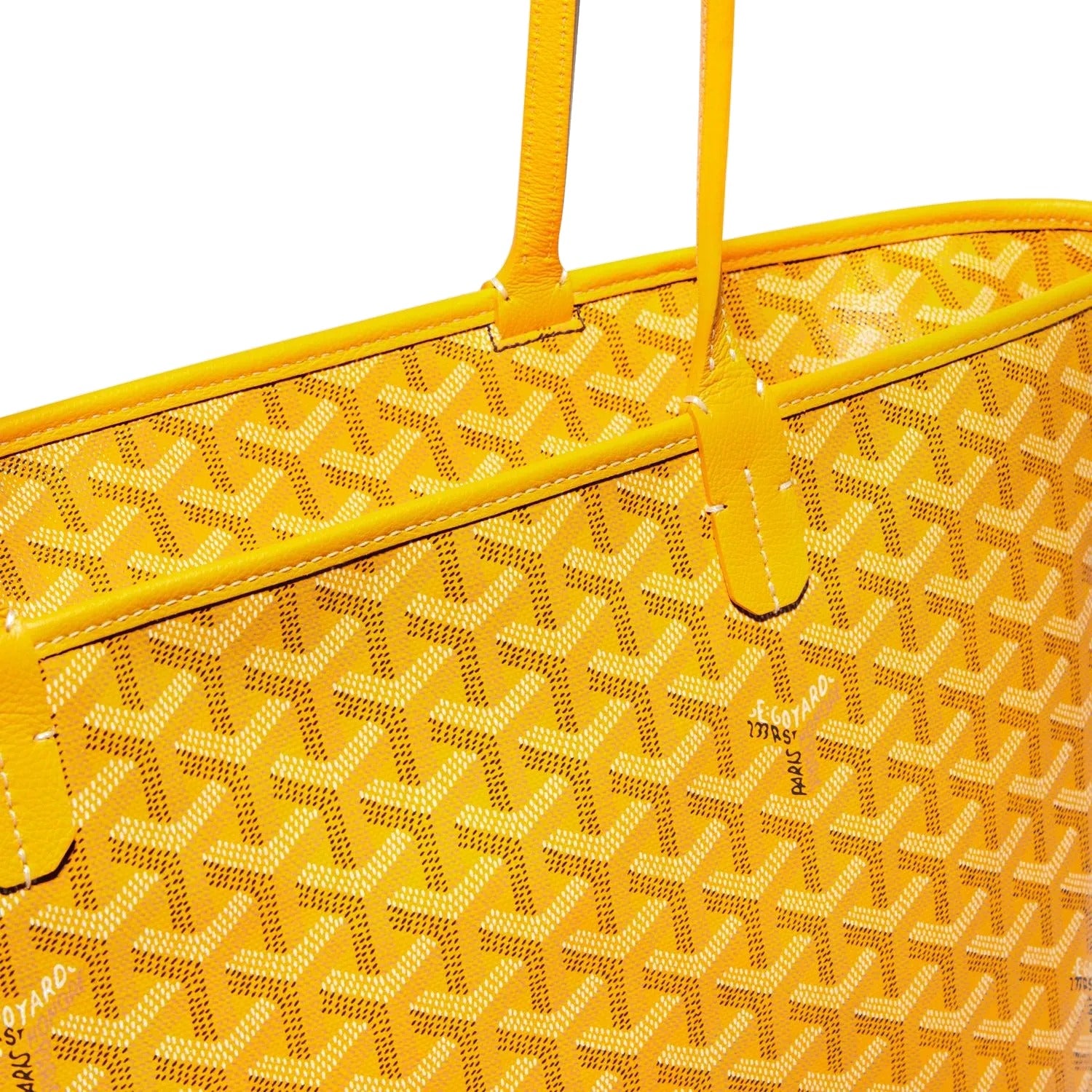 Zippered Canvas Tote - Medium - Yellow - 19
