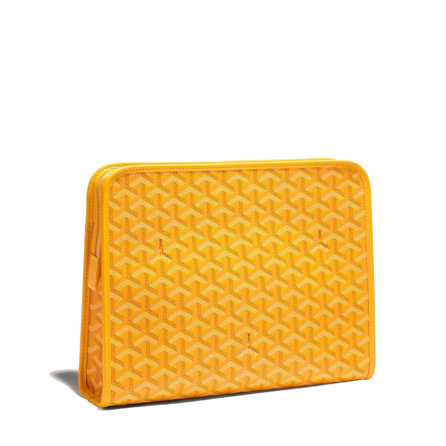 Canvas Toiletry Bag - Large - Yellow - 18