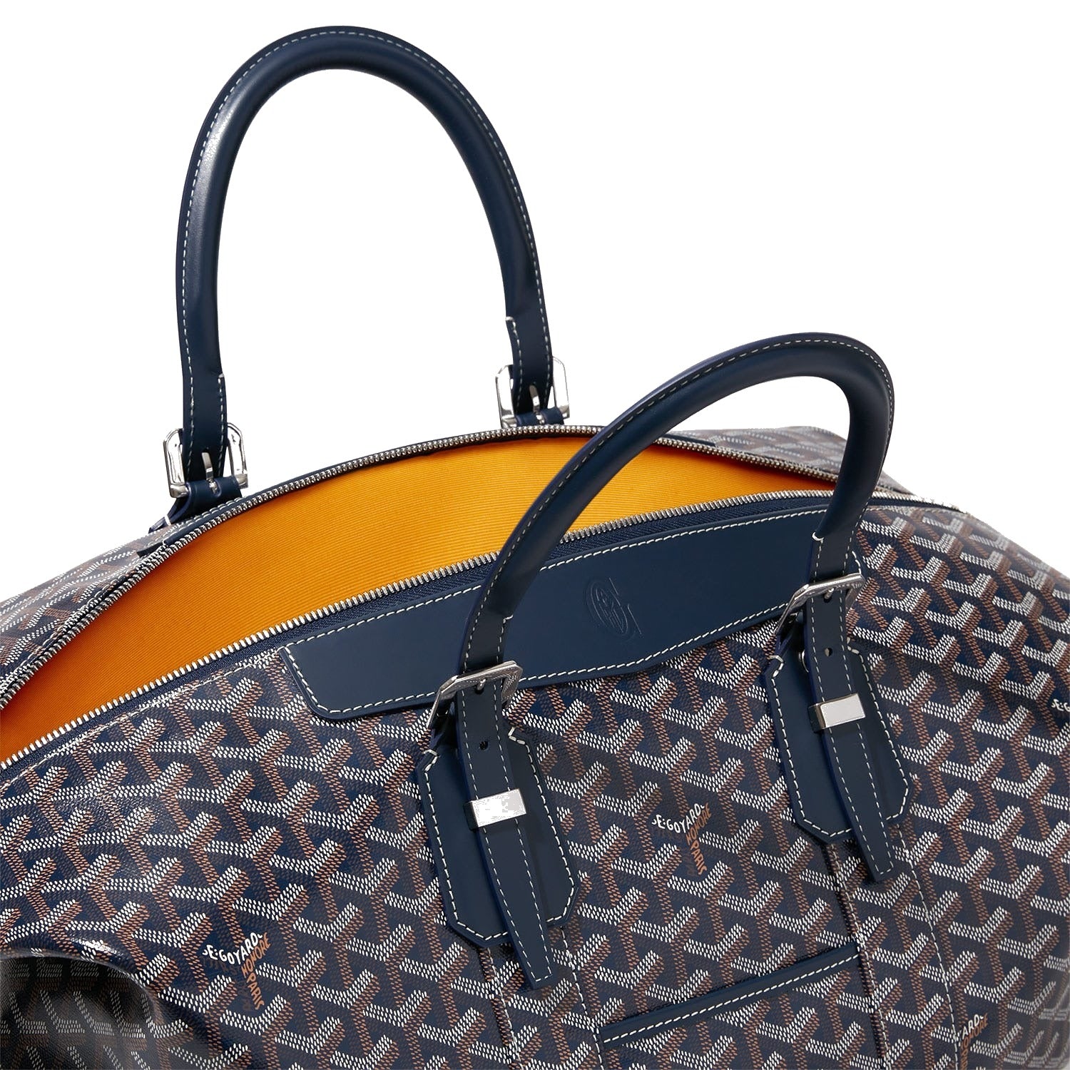 Canvas Bowling Travel Bag - 45cm - Navy Blue - 35