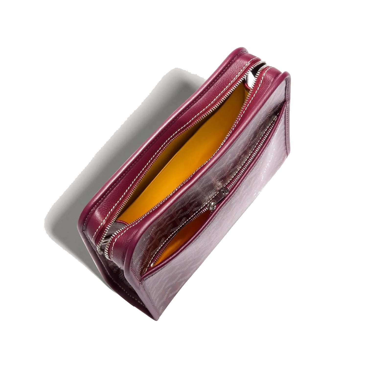 Canvas Toiletry Bag - Medium - Burgundy - 35