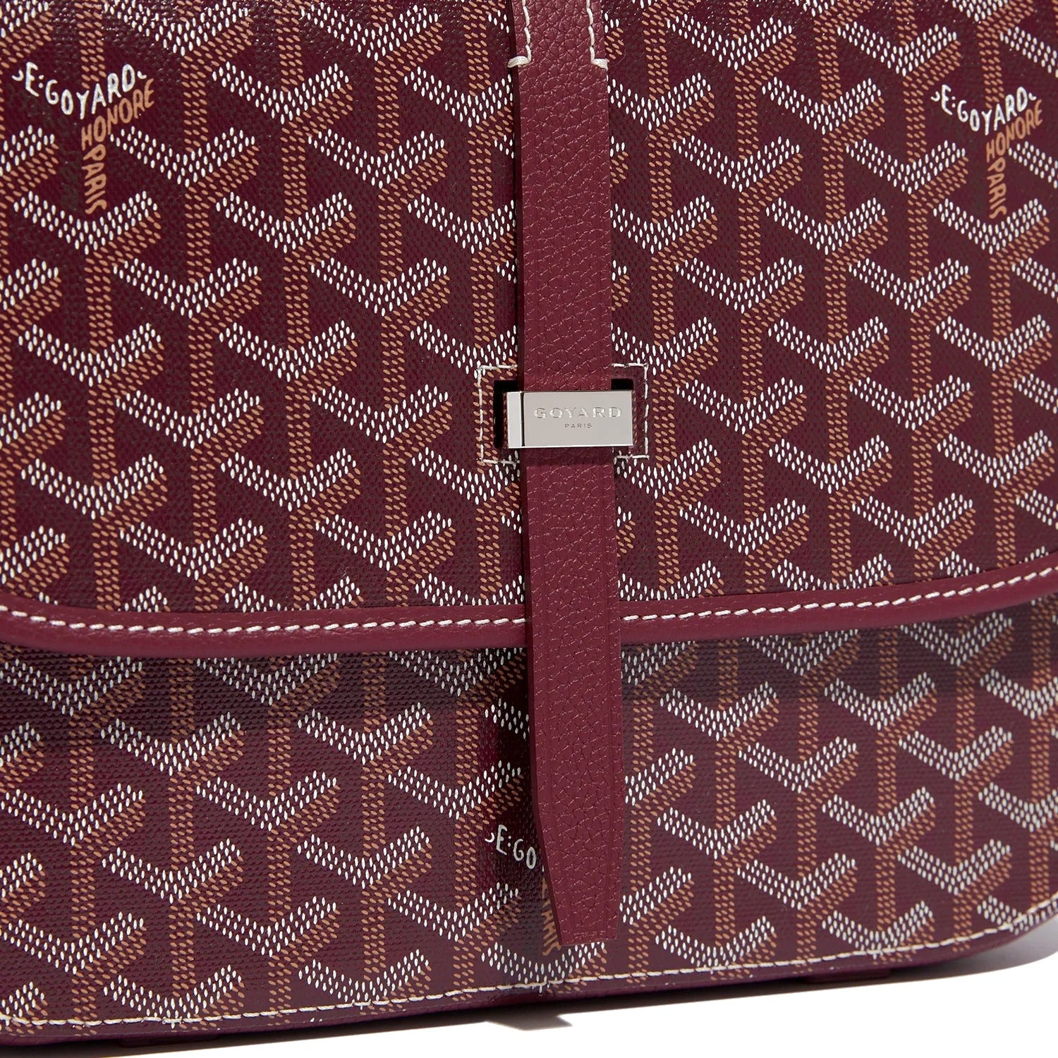 Canvas Crossbody Messenger - Medium - Burgundy - 45