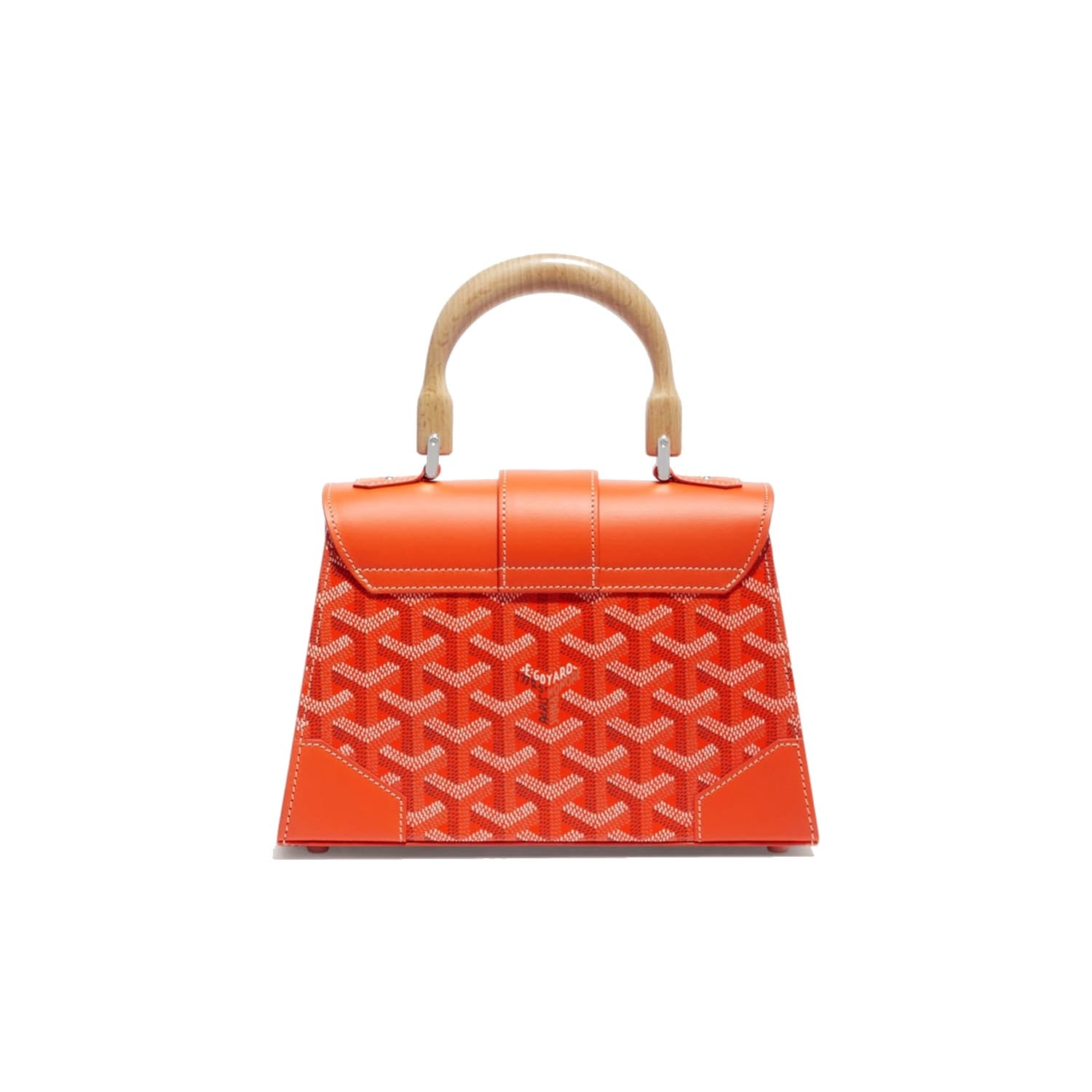Structured Mini Top-Handle Bag - Orange - 18
