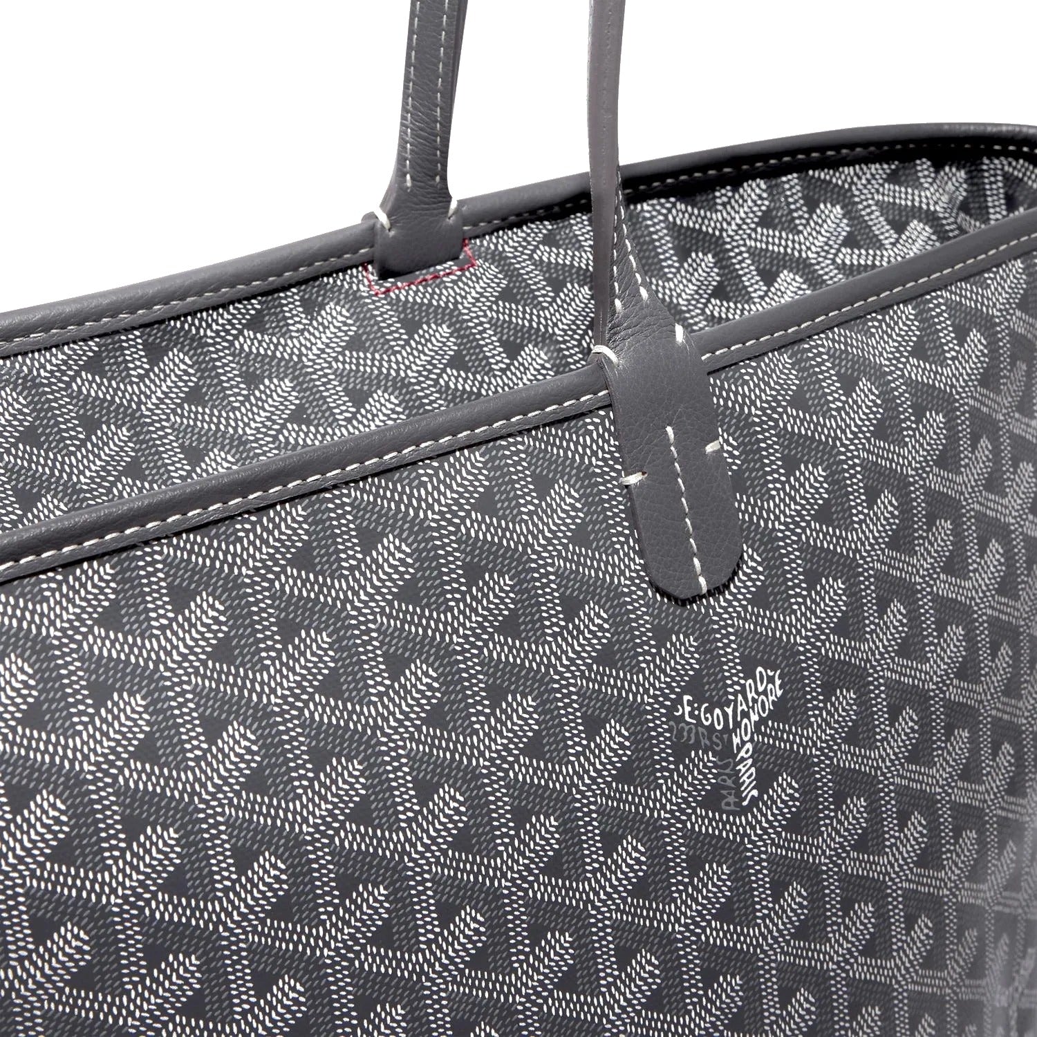 Zippered Canvas Tote - Medium - Grey - 43