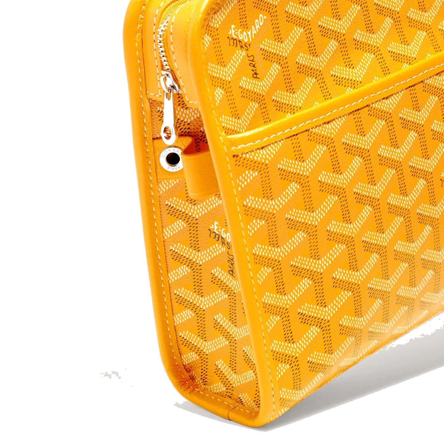 Canvas Toiletry Bag - Medium - Yellow - 20