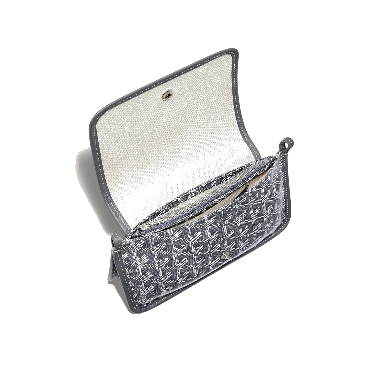Crossbody Pouch Wallet - Grey - 44