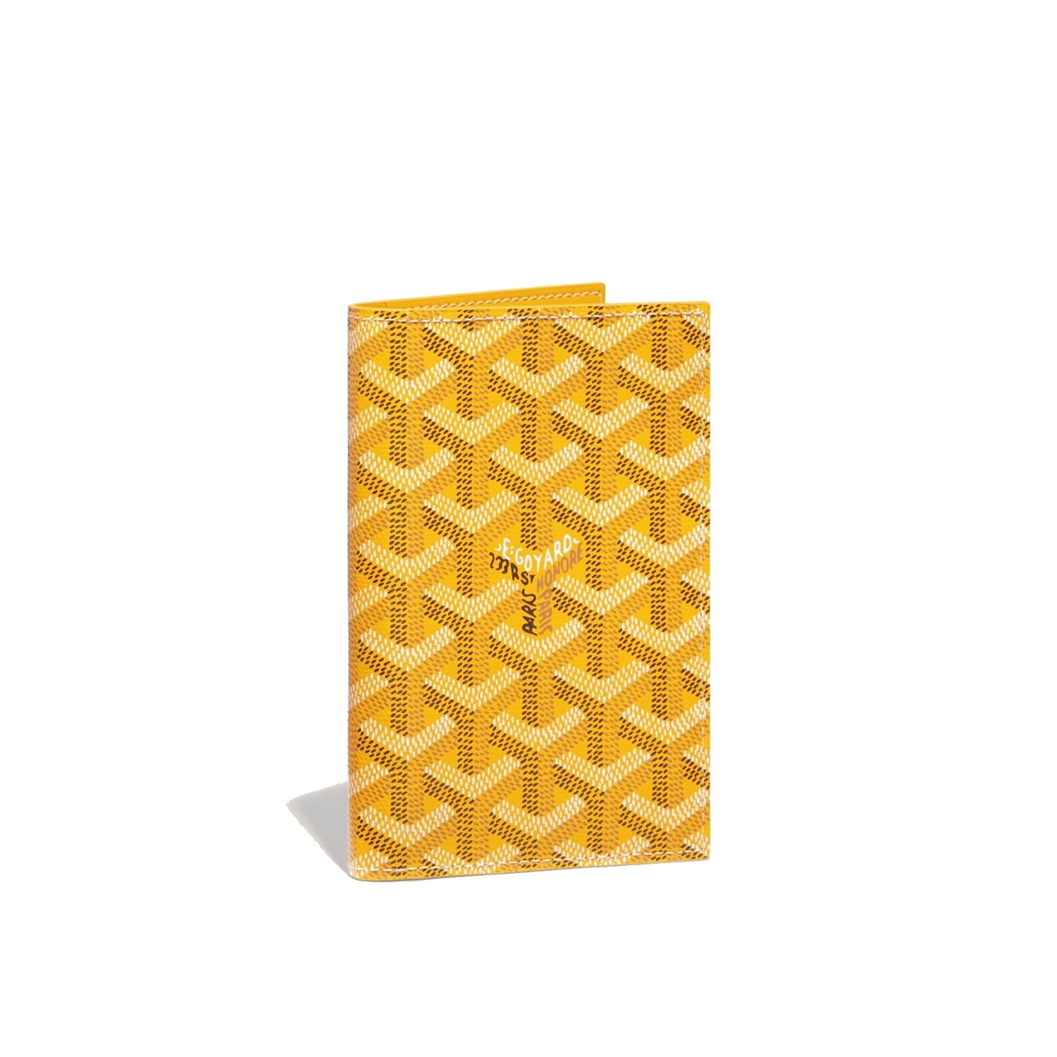 Canvas Passport Cover - Yellow