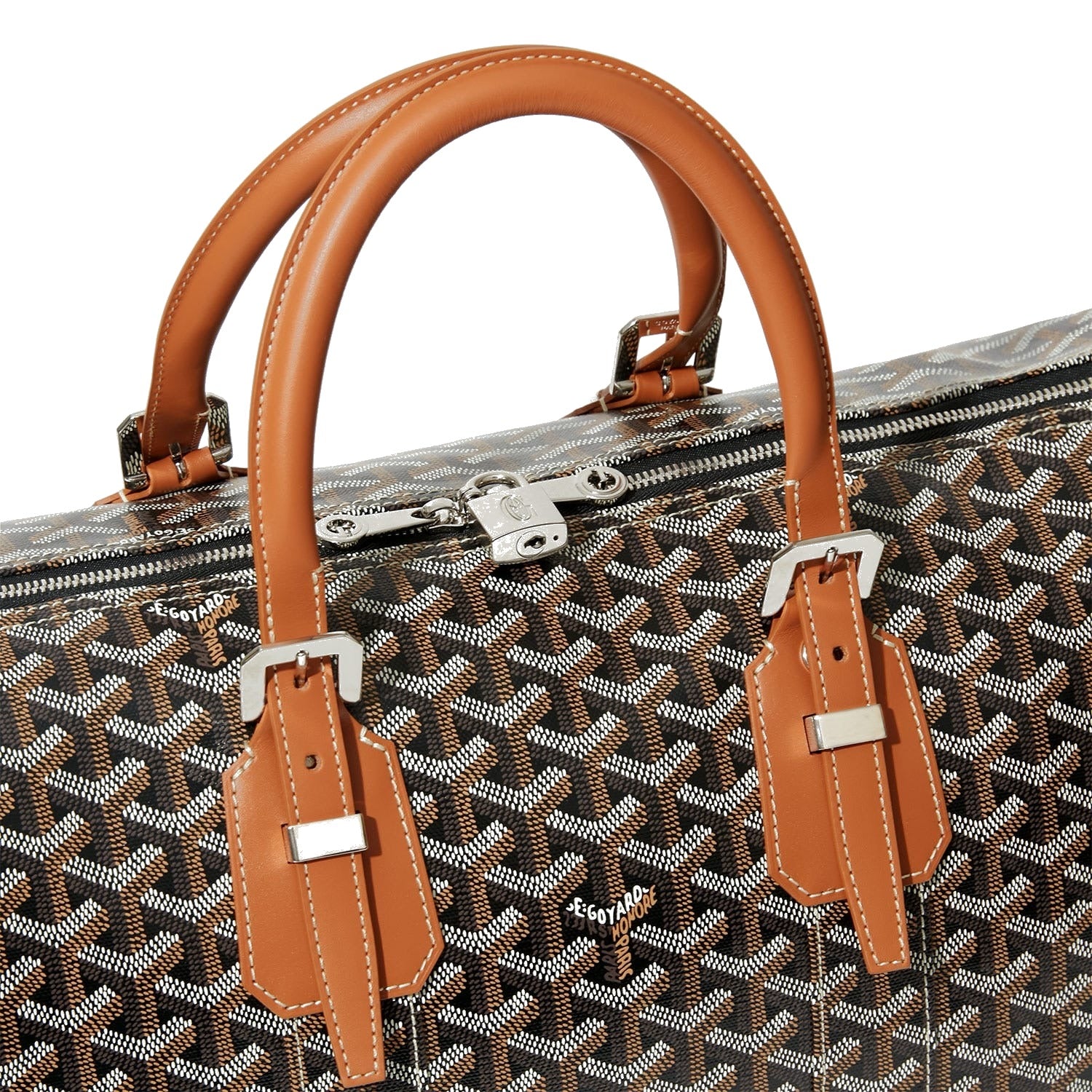 Canvas Travel Duffel - 45cm - Black & Tan - 7