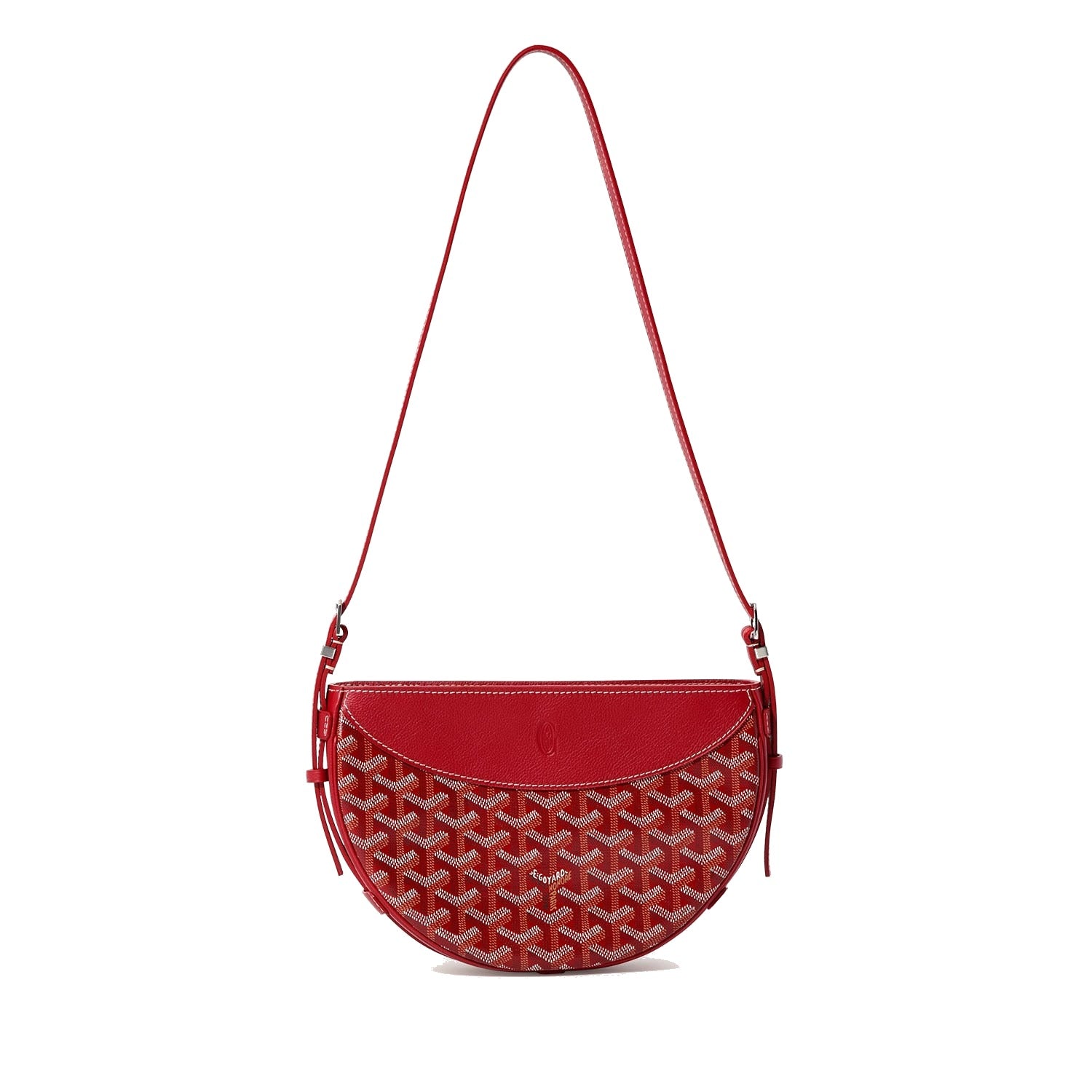 Crescent Shoulder Bag - Red - 10