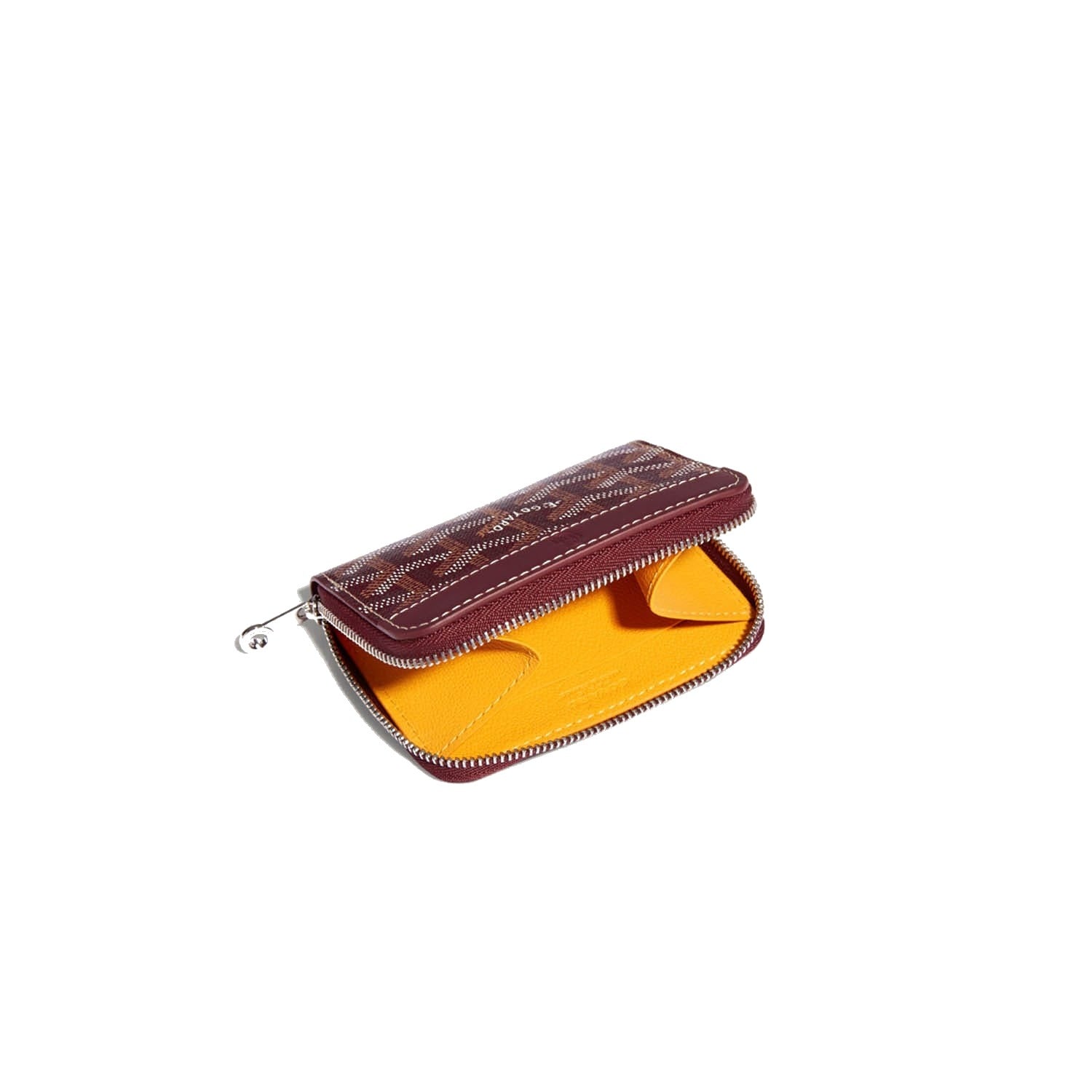 Compact Snap Coin Purse - Burgundy - 26