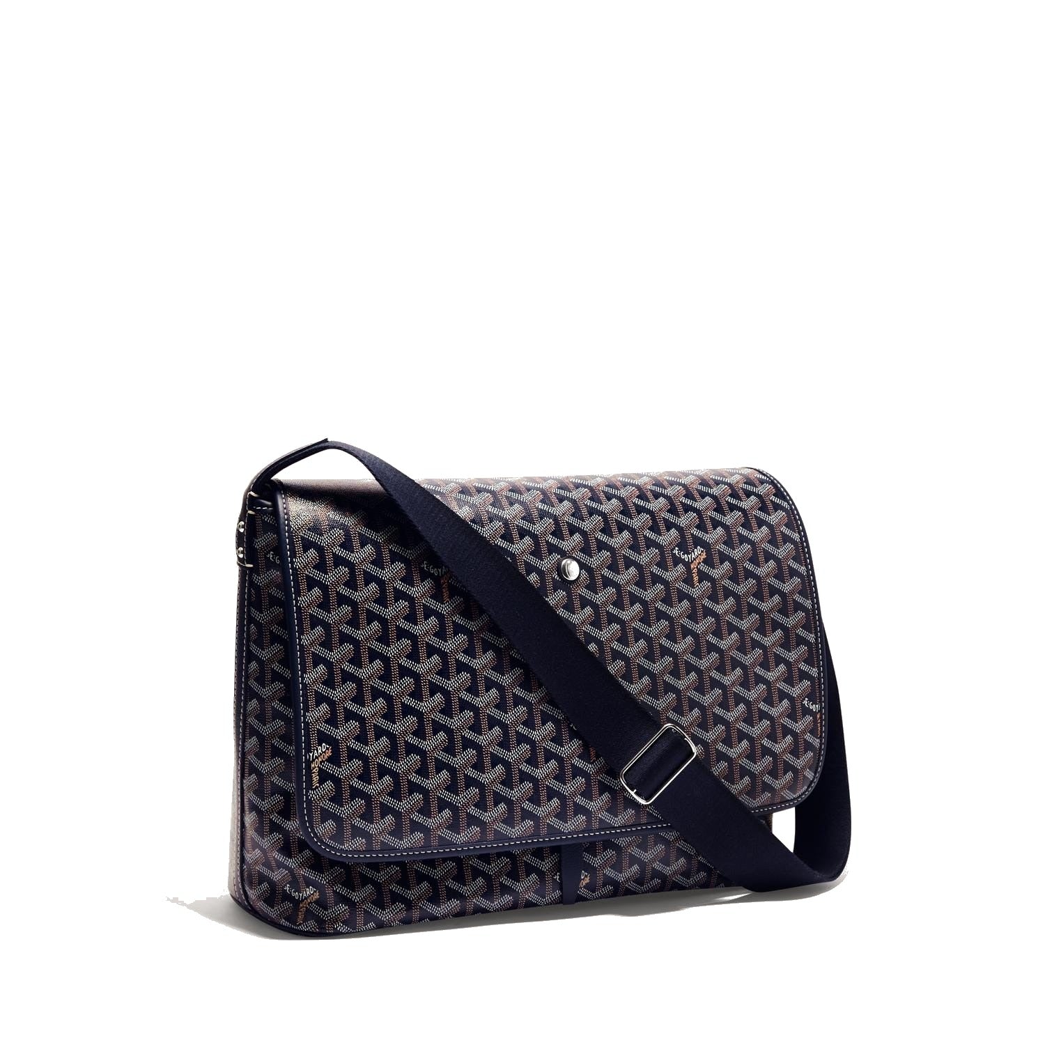 Classic Messenger Bag - Medium - Navy Blue