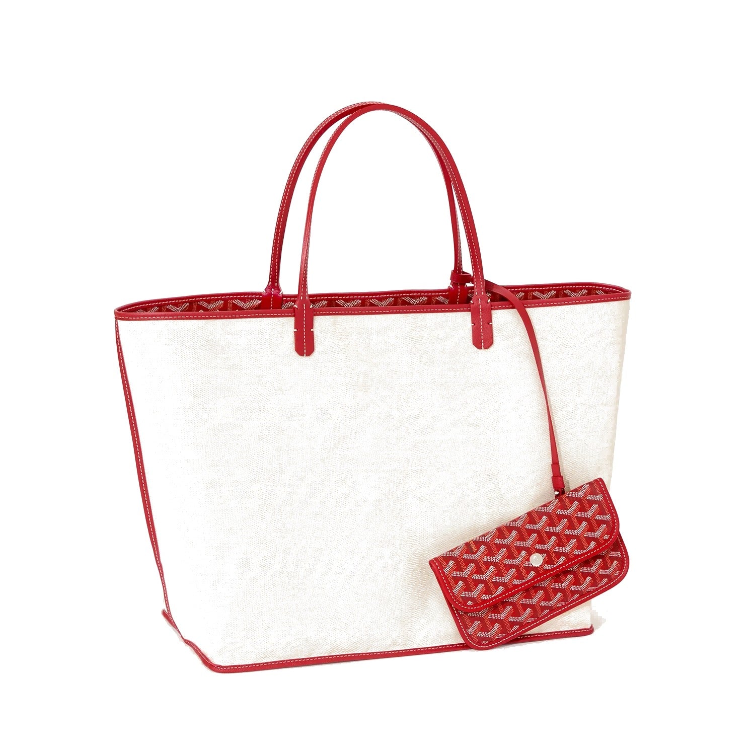 Lightweight Canvas Tote Bag - Large - Red - 17