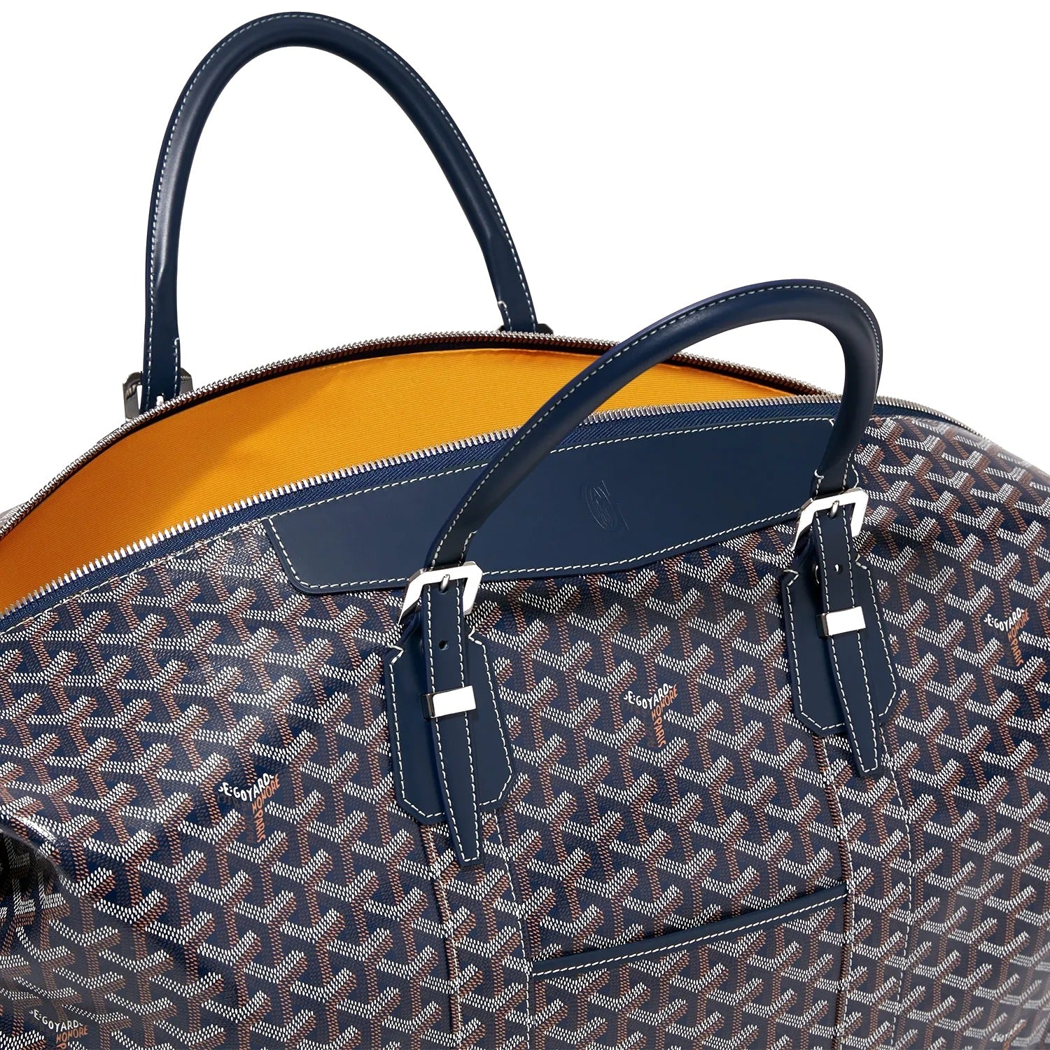 Canvas Bowling Travel Bag - 55cm - Navy Blue - 18