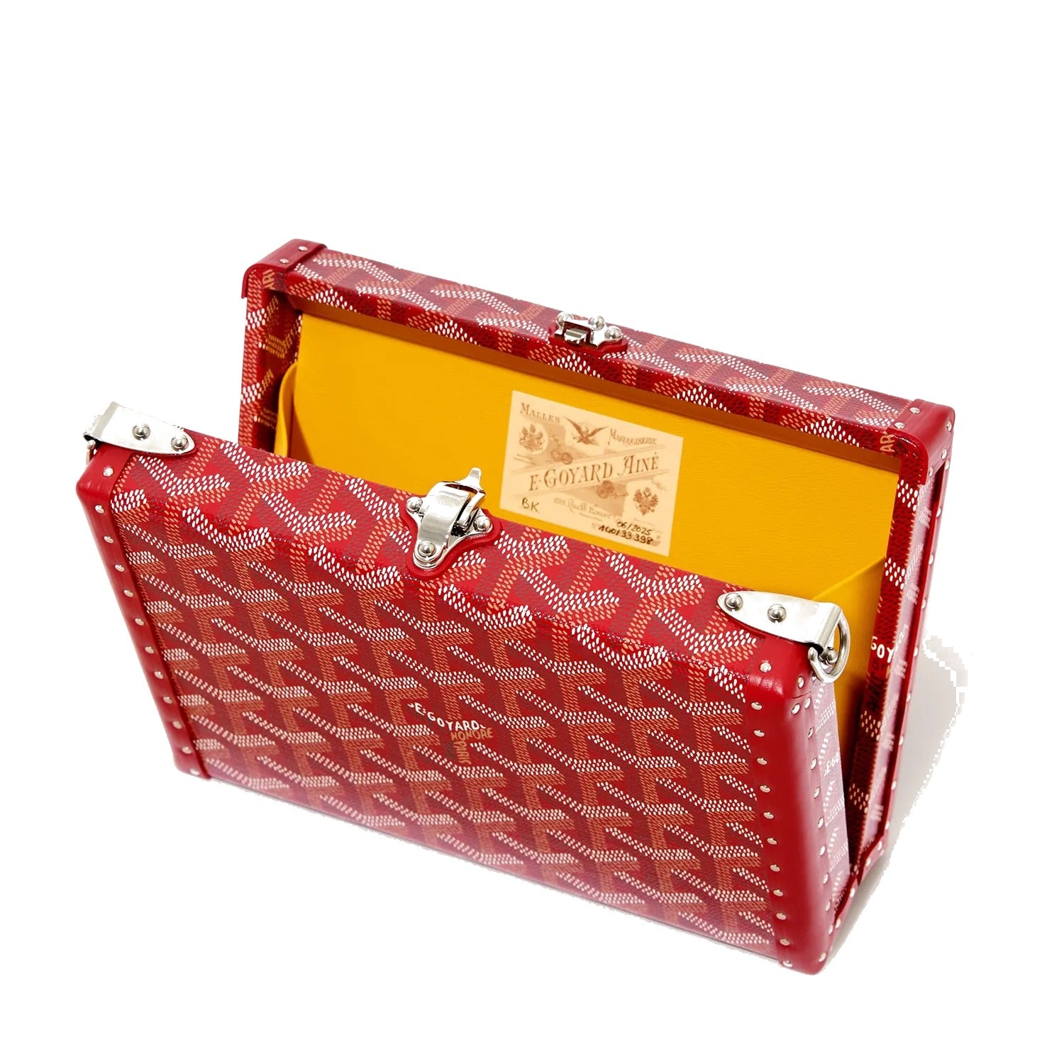 Trunk Crossbody Box Bag - Red - 12