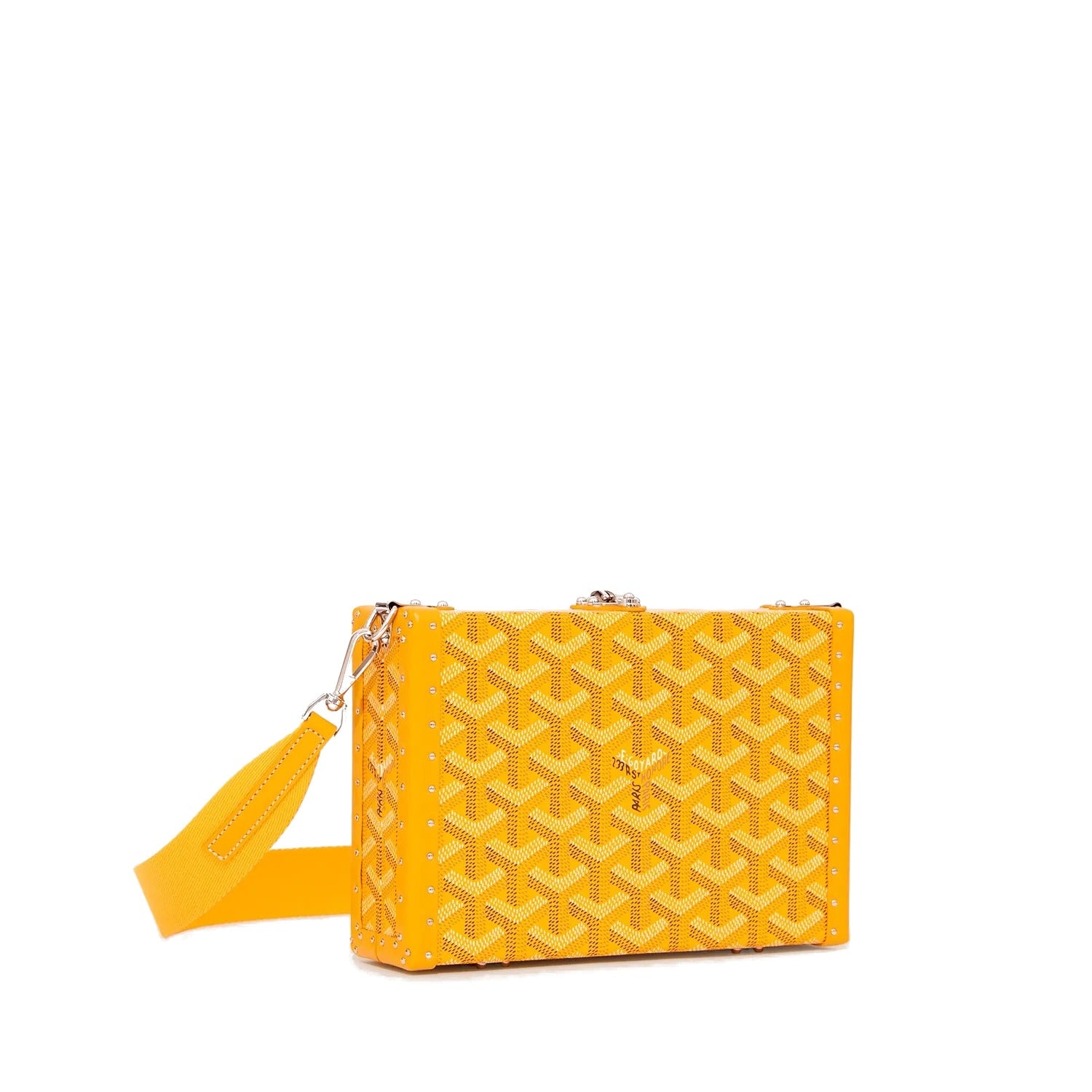 Trunk Crossbody Box Bag - Yellow - 20