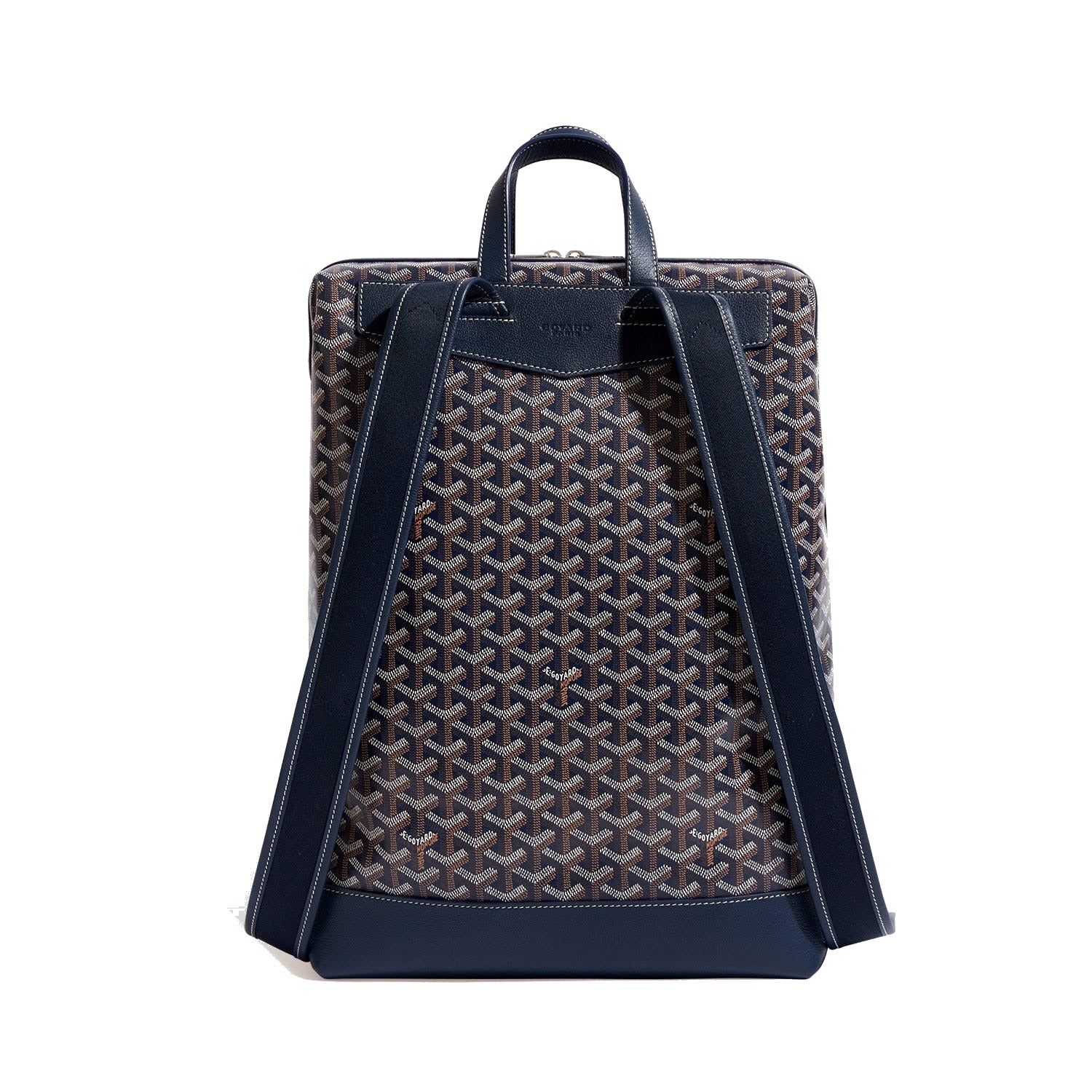 Medium Canvas Backpack - Navy Blue - 21