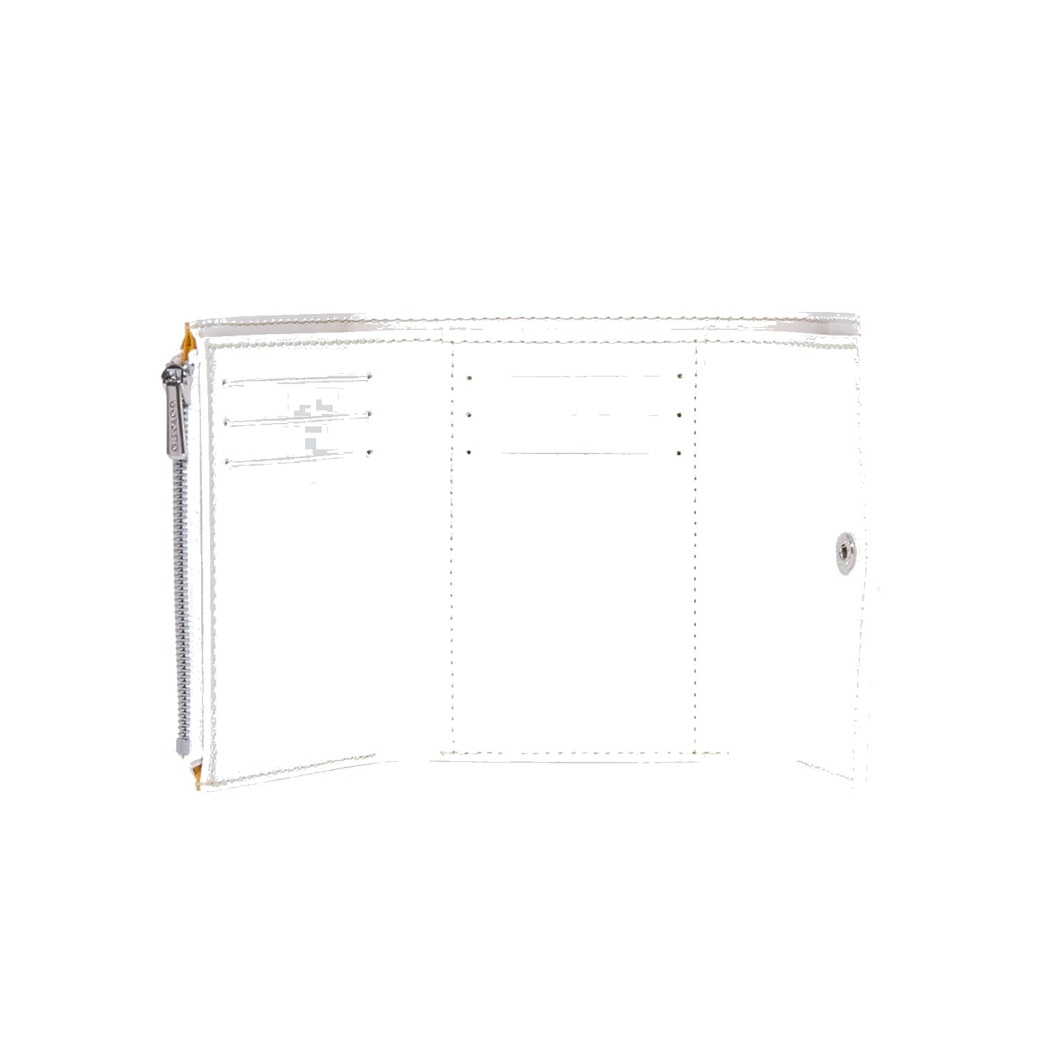 Compact Bi-Fold Wallet with Coin Pocket - White - 39