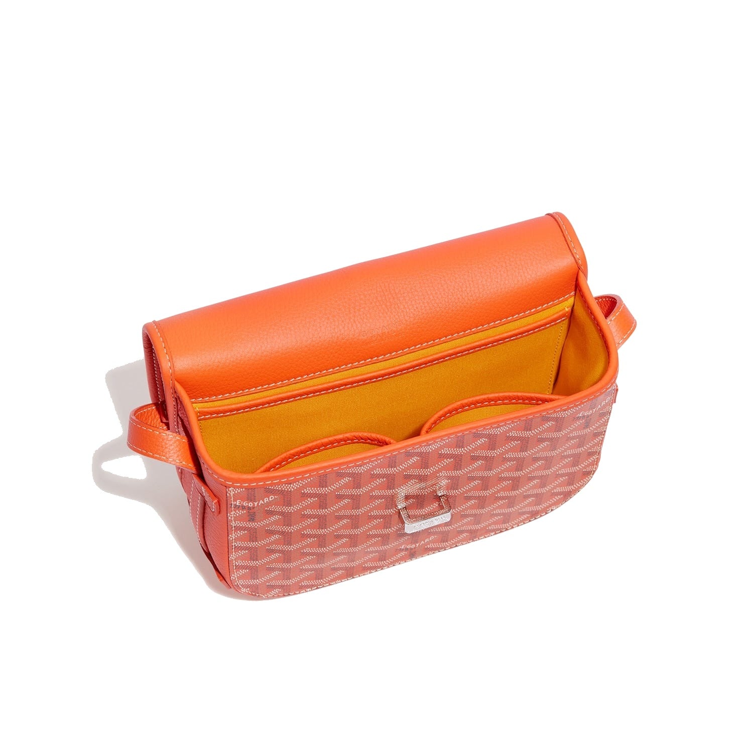Canvas Crossbody Messenger - Small - Orange - 19