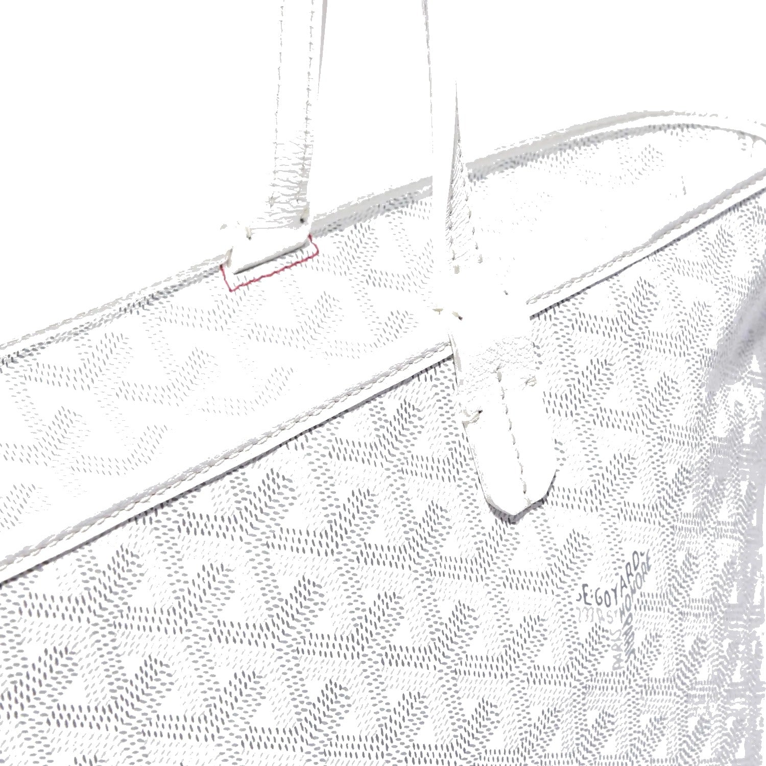 Zippered Canvas Tote - Small - White - 39